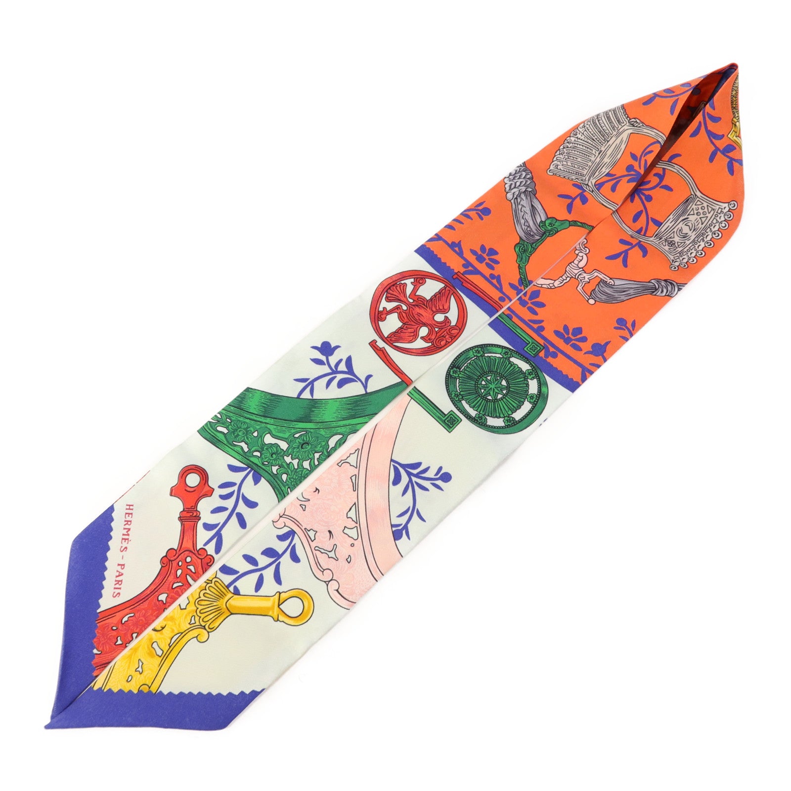 HERMES 絲質Twilly絲巾