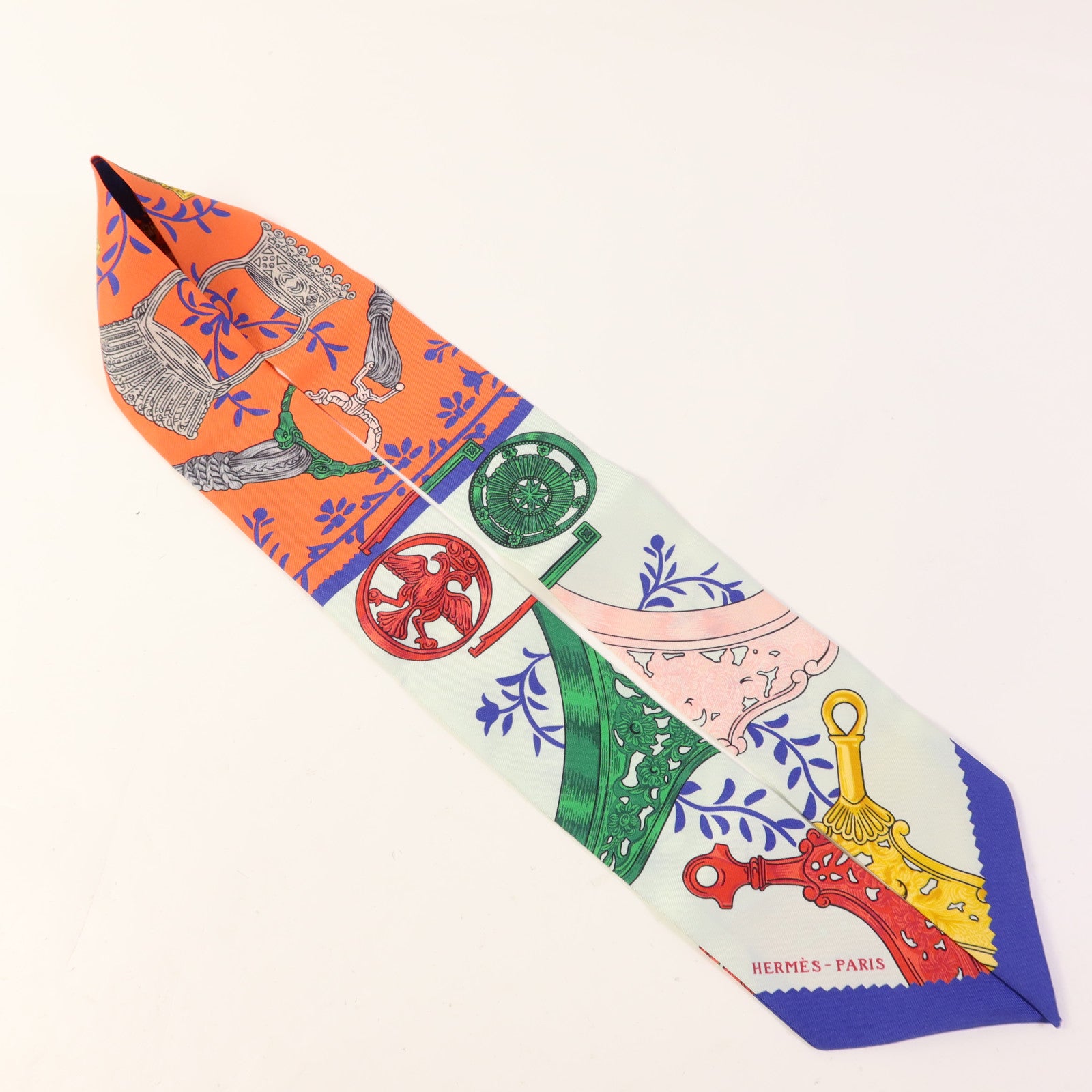 HERMES 絲質Twilly絲巾