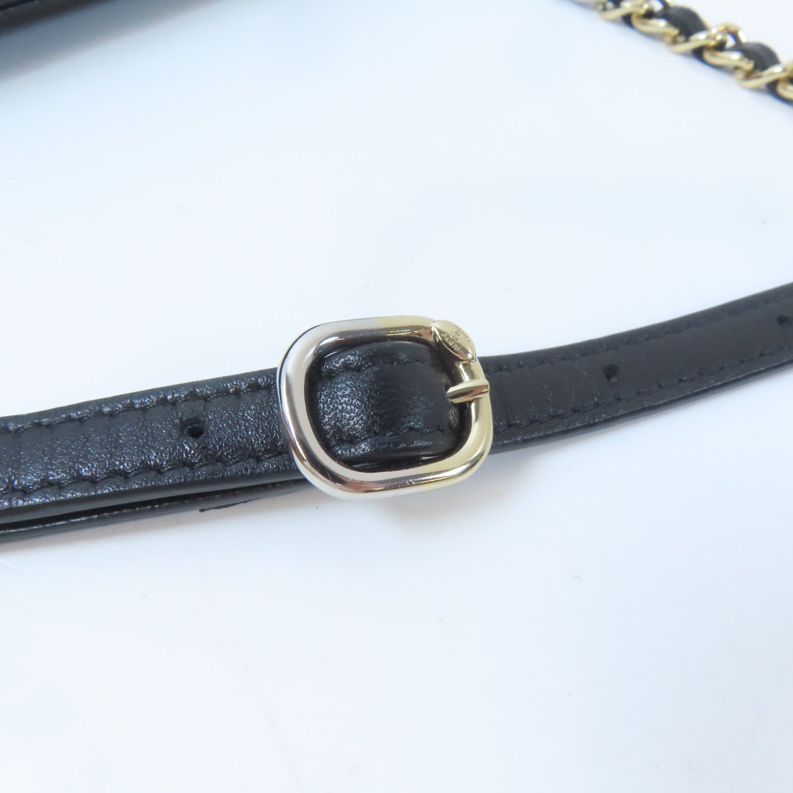 CHANEL 【激減優惠】菱格羊皮皮革Waist Bag腰包黑色