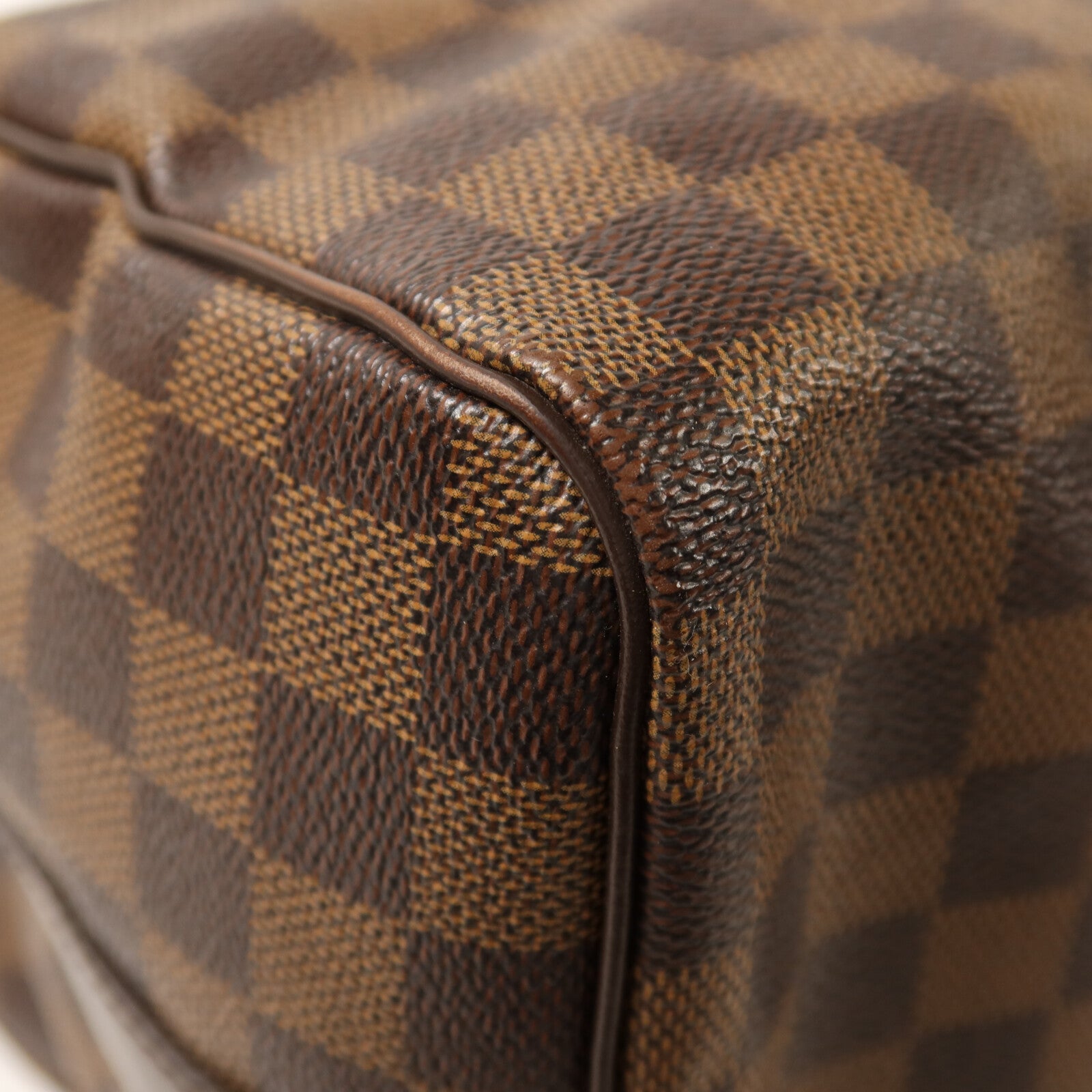 LOUIS VUITTON Damier Speedy Bandouliere 30金扣手挽肩背兩用袋