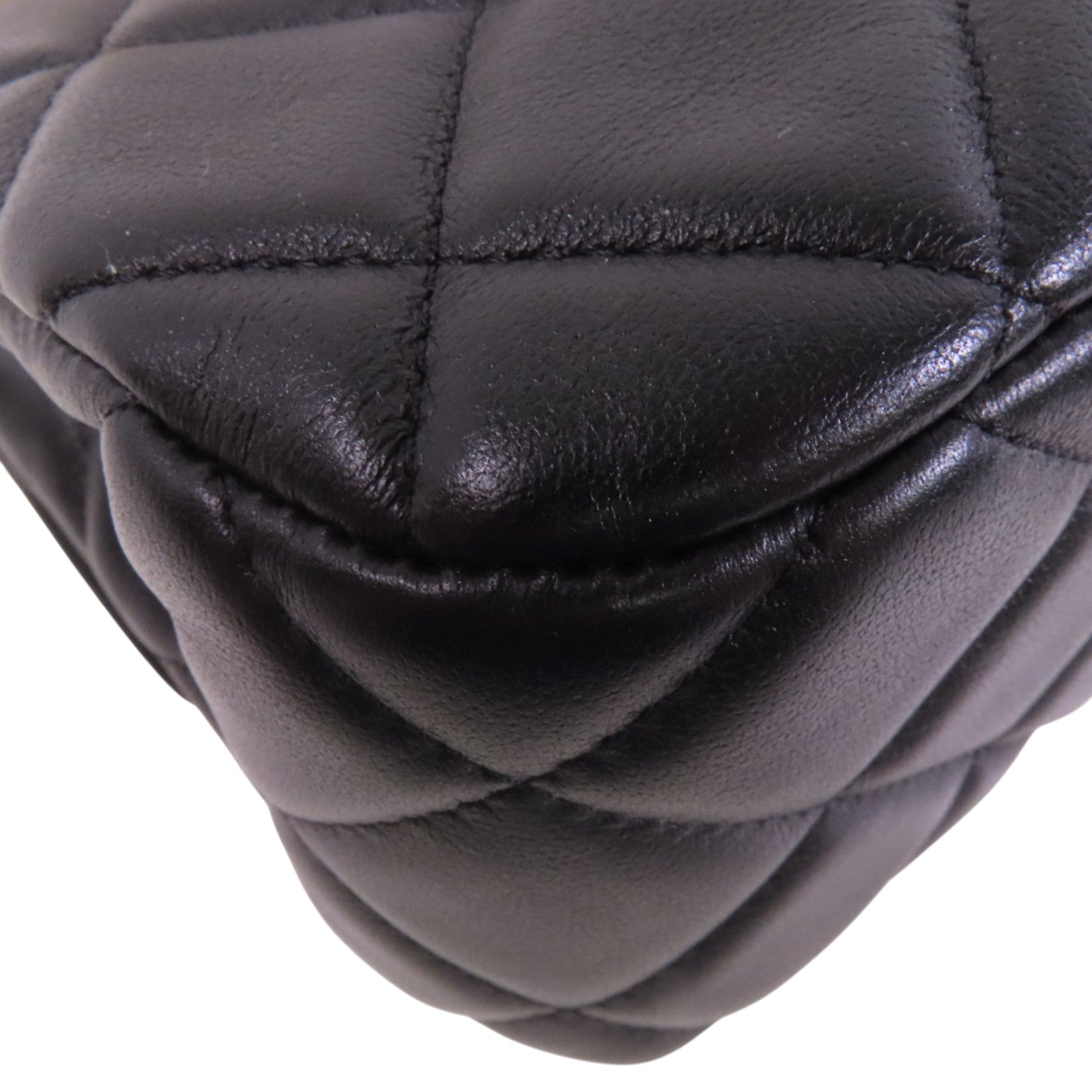 CHANEL 羊皮皮革Lady Handle金扣手挽肩背兩用袋