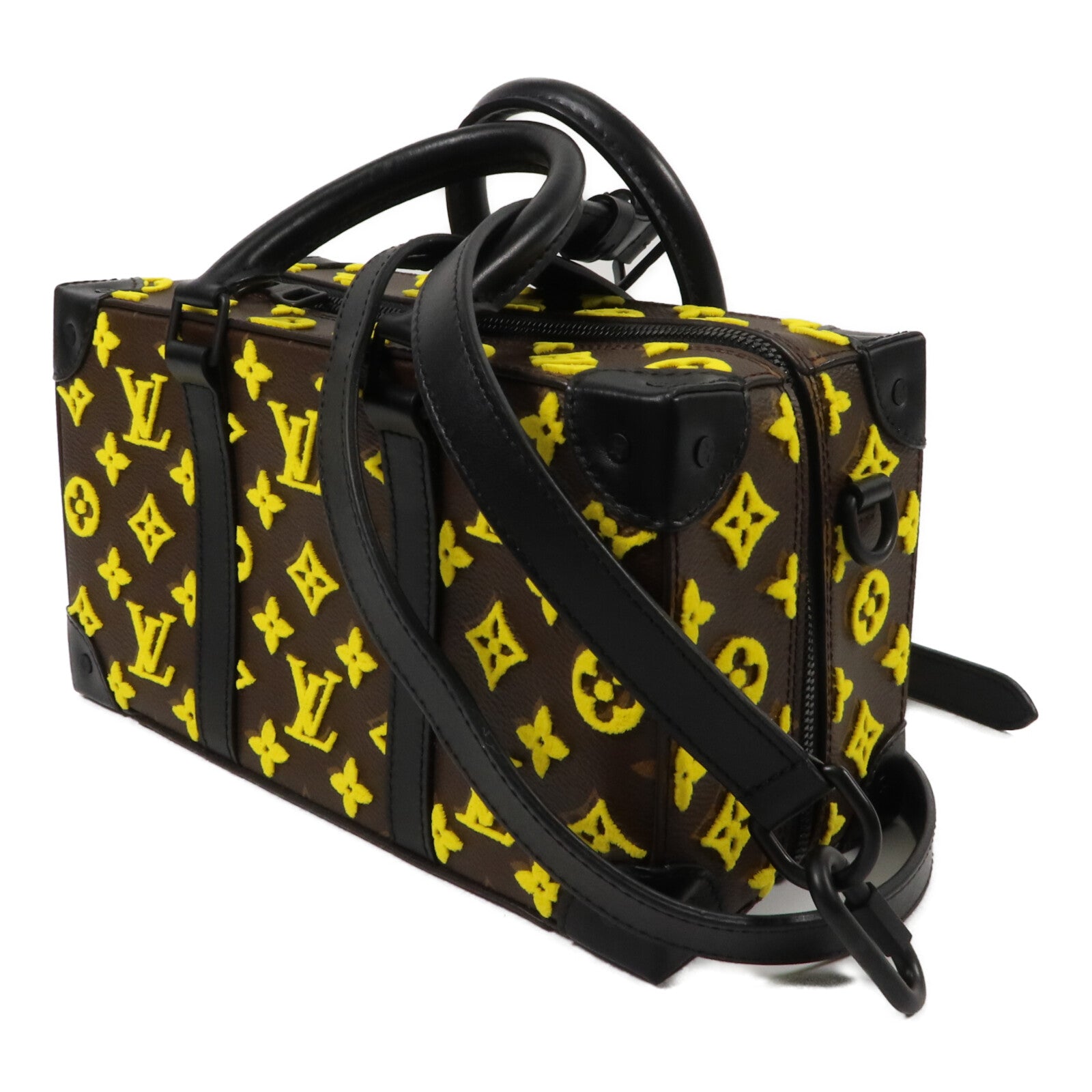 LOUIS VUITTON Monogram Tuffetage Trunk Speedy (Soft Trunk Speedy)手挽肩背兩用袋