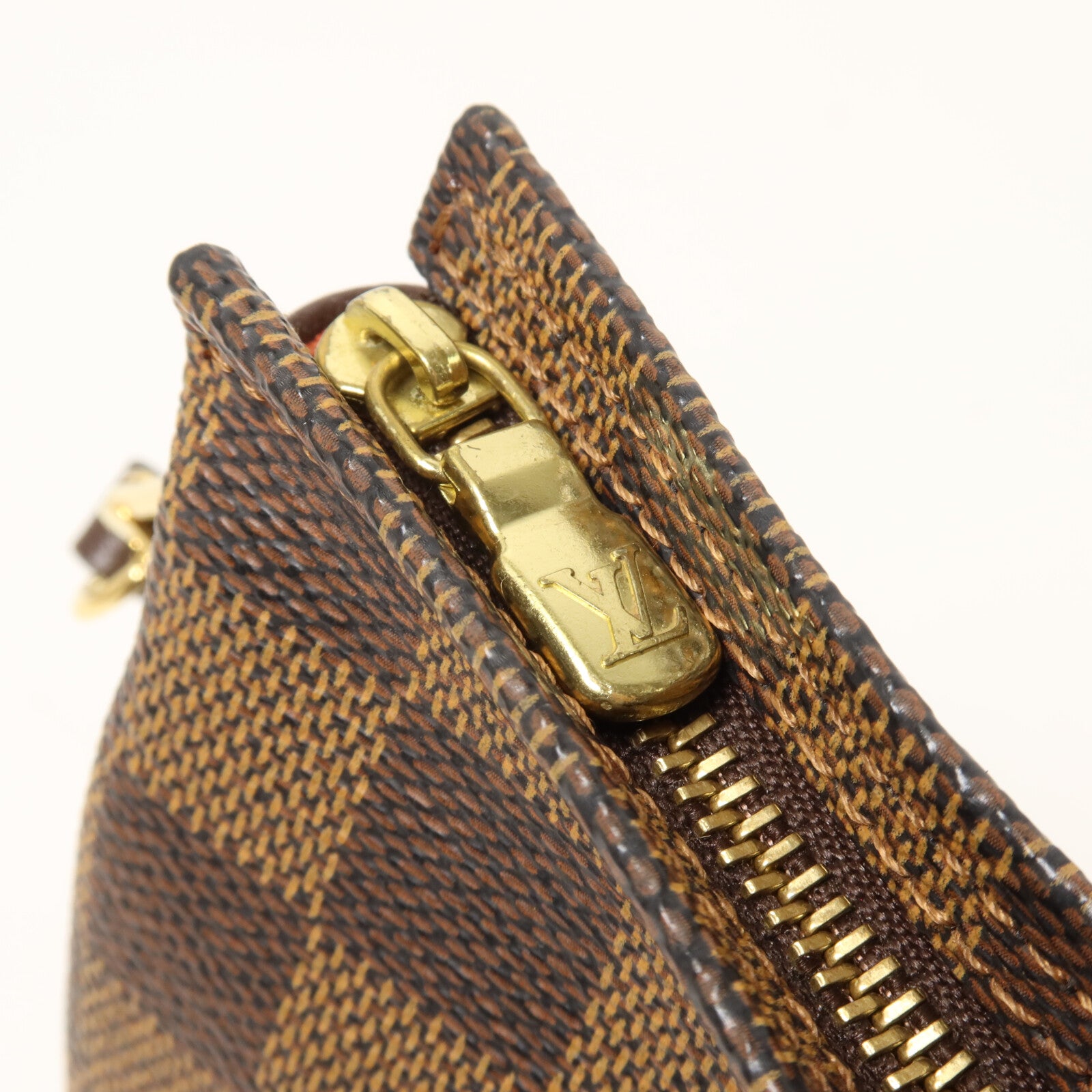 LOUIS VUITTON Damier Trousse Makeup Accessory Pouch手挽袋