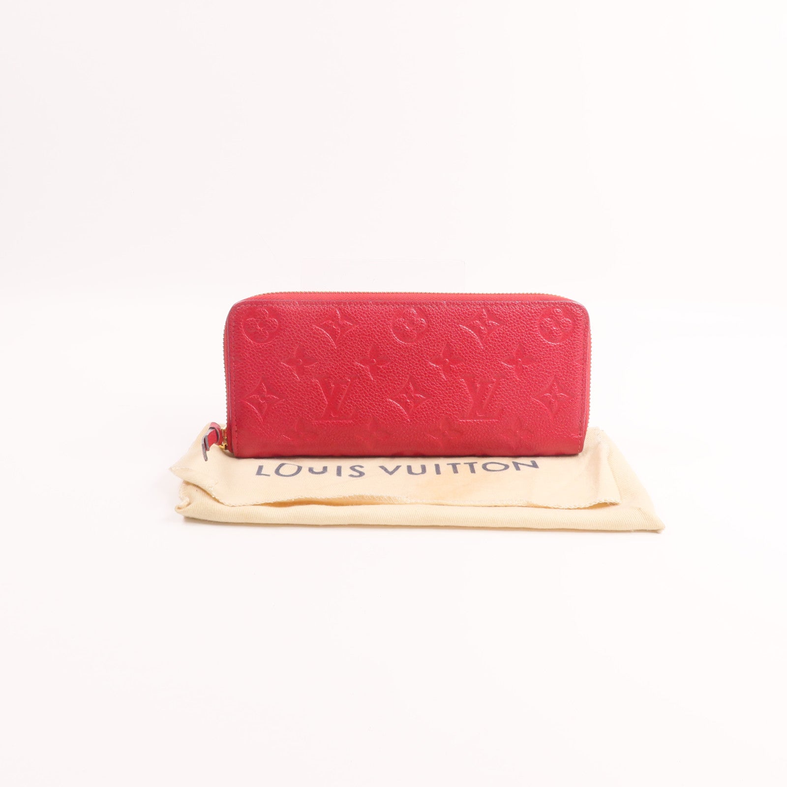 LOUIS VUITTON Monogram Empreinte Empreinte Clemence Wallet長錢包