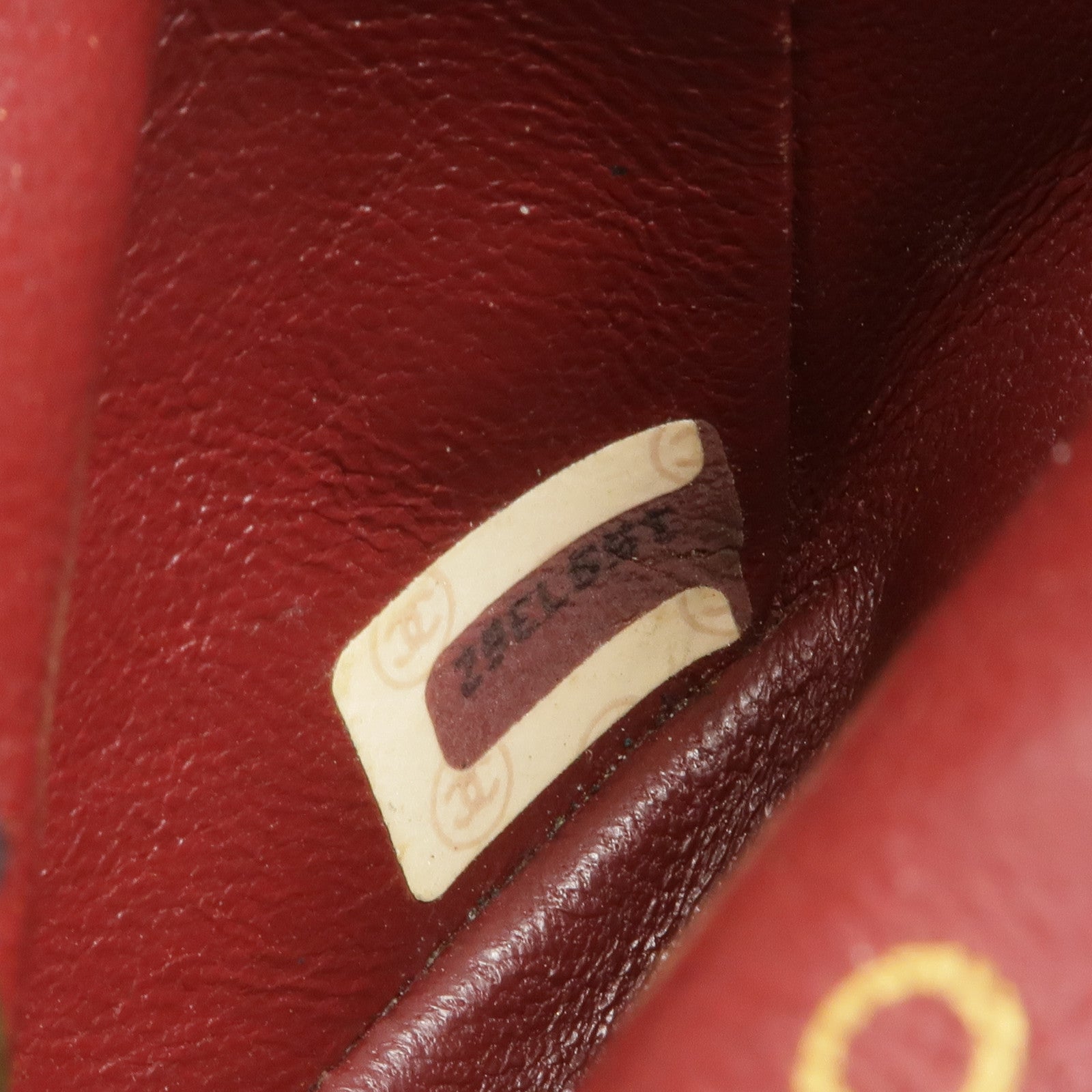 CHANEL 羊皮皮革Chain Shoulder金扣鏈帶肩背袋