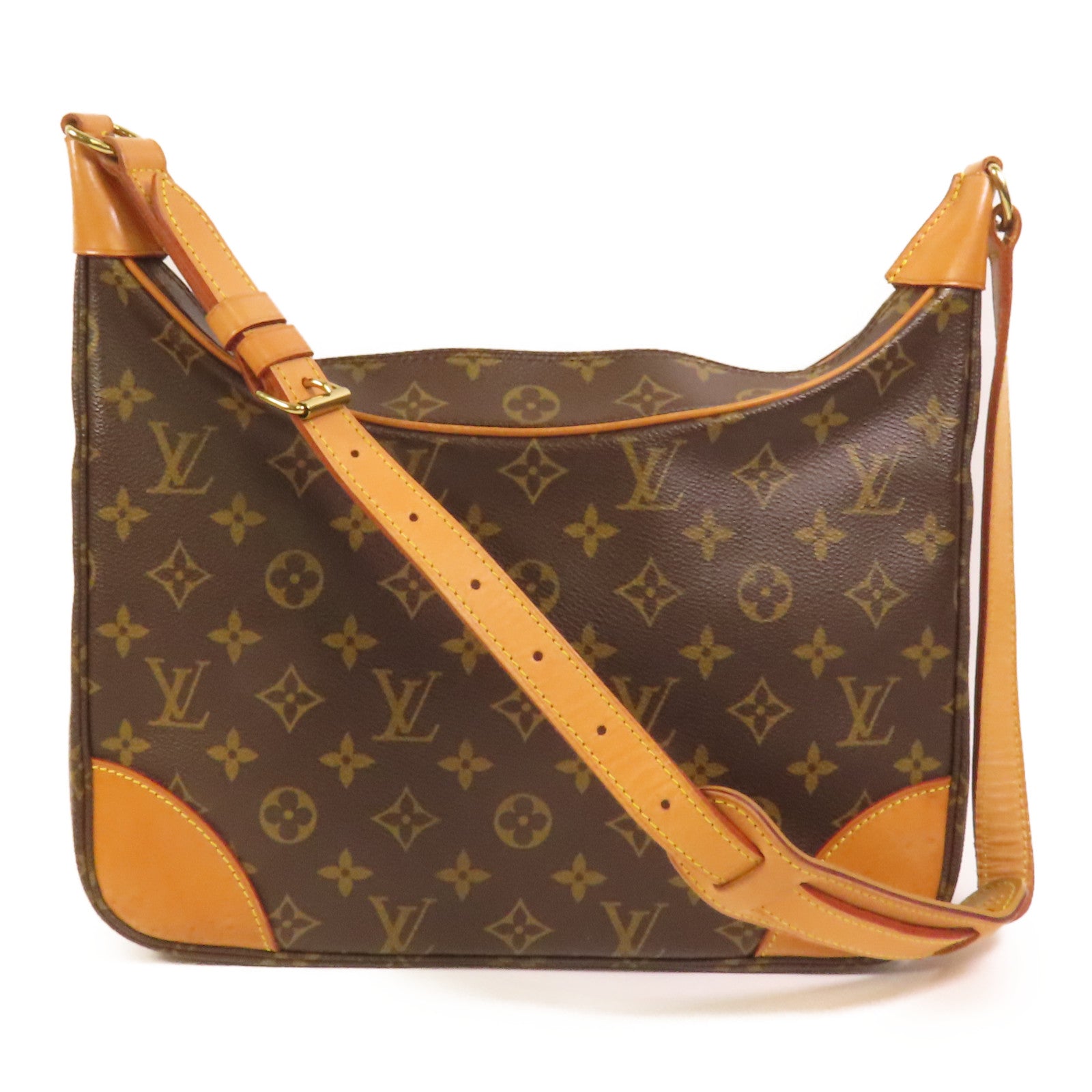 LOUIS VUITTON Monogram Boulogne金扣肩背袋