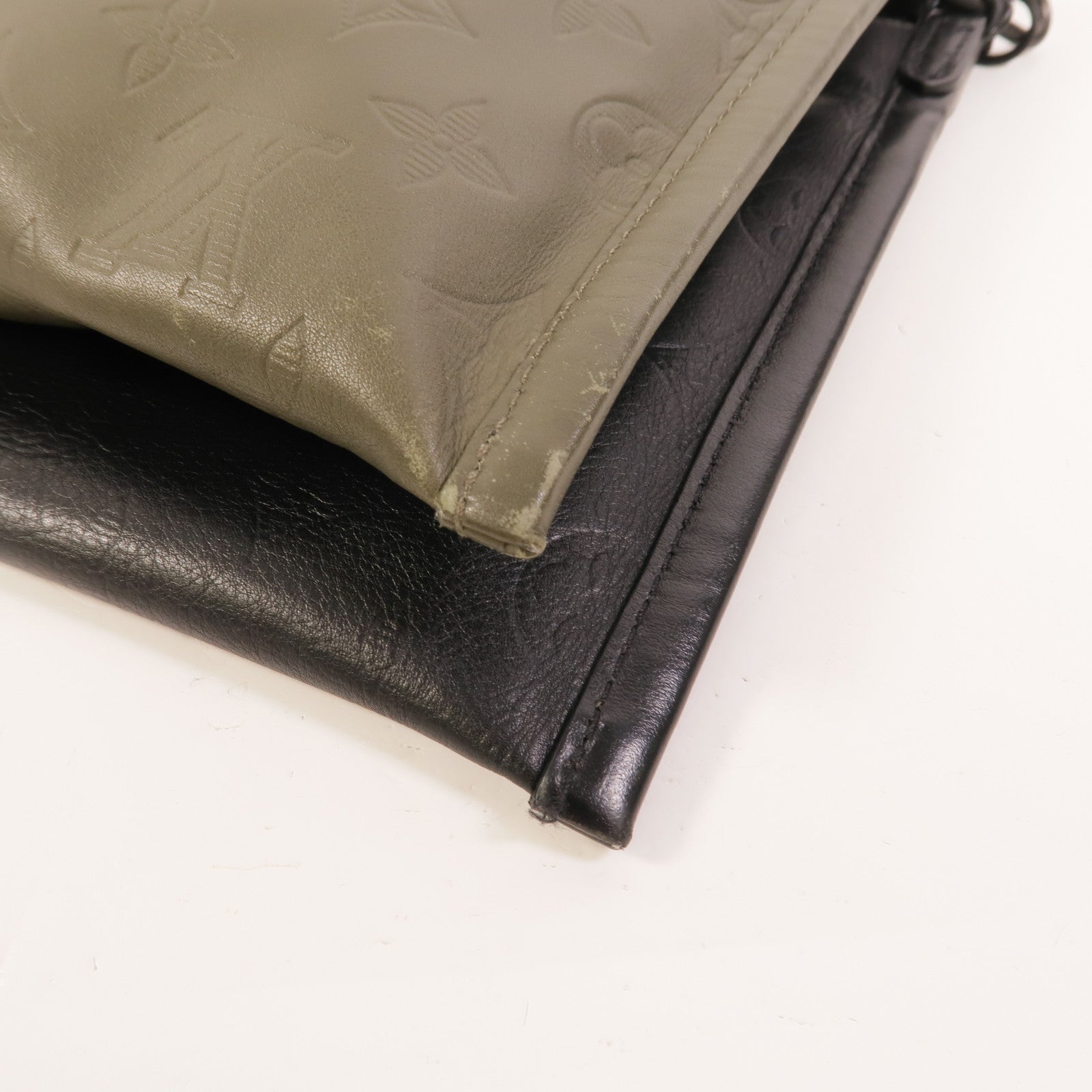 LOUIS VUITTON Monogram Shadow Flat Messenger肩背袋