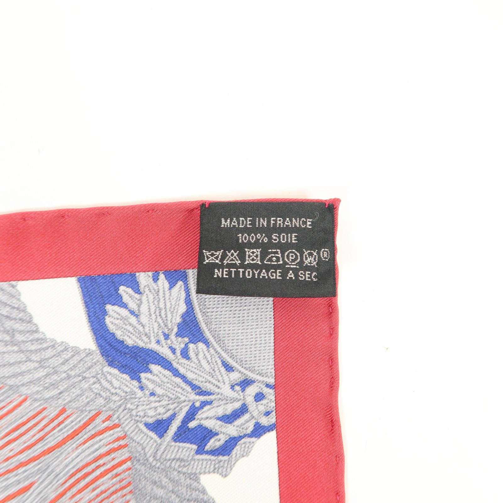 HERMES 【激減優惠】絲質Scarf絲巾紅色