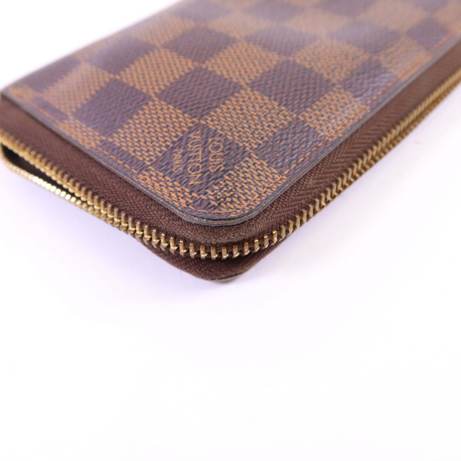 LOUIS VUITTON Damier Zippy Organizer金扣長錢包
