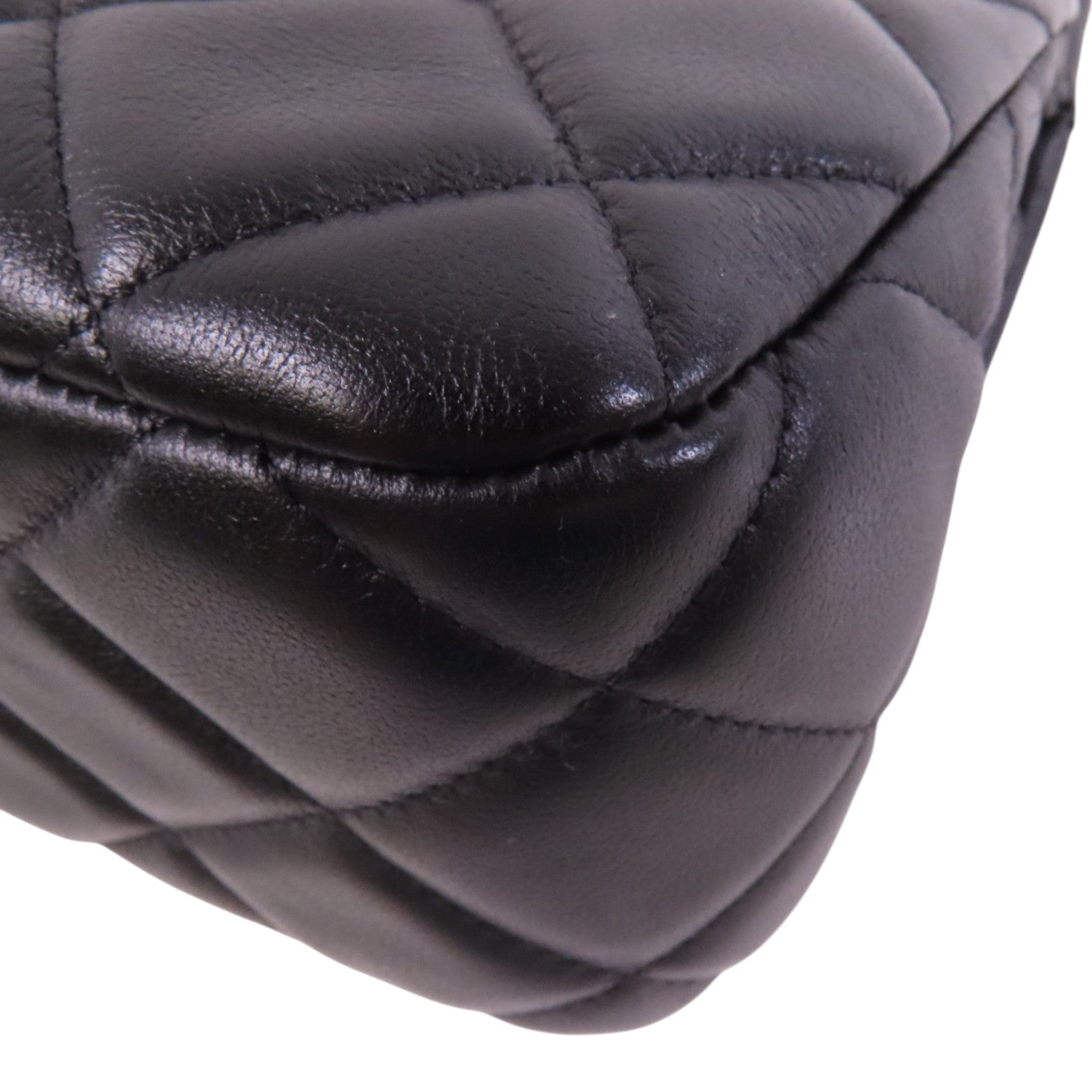 CHANEL 羊皮皮革Lady Handle金扣手挽肩背兩用袋