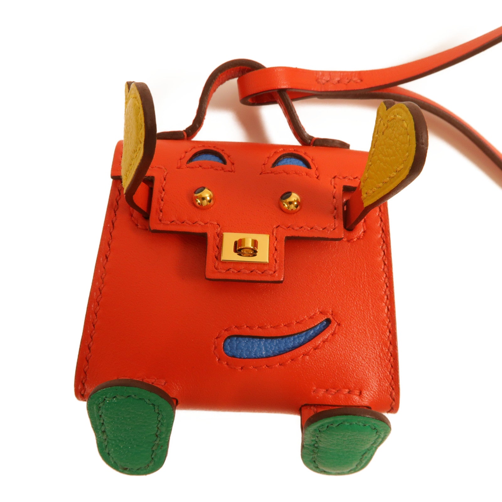 HERMES Swift皮革Kelly Doll Charm掛飾