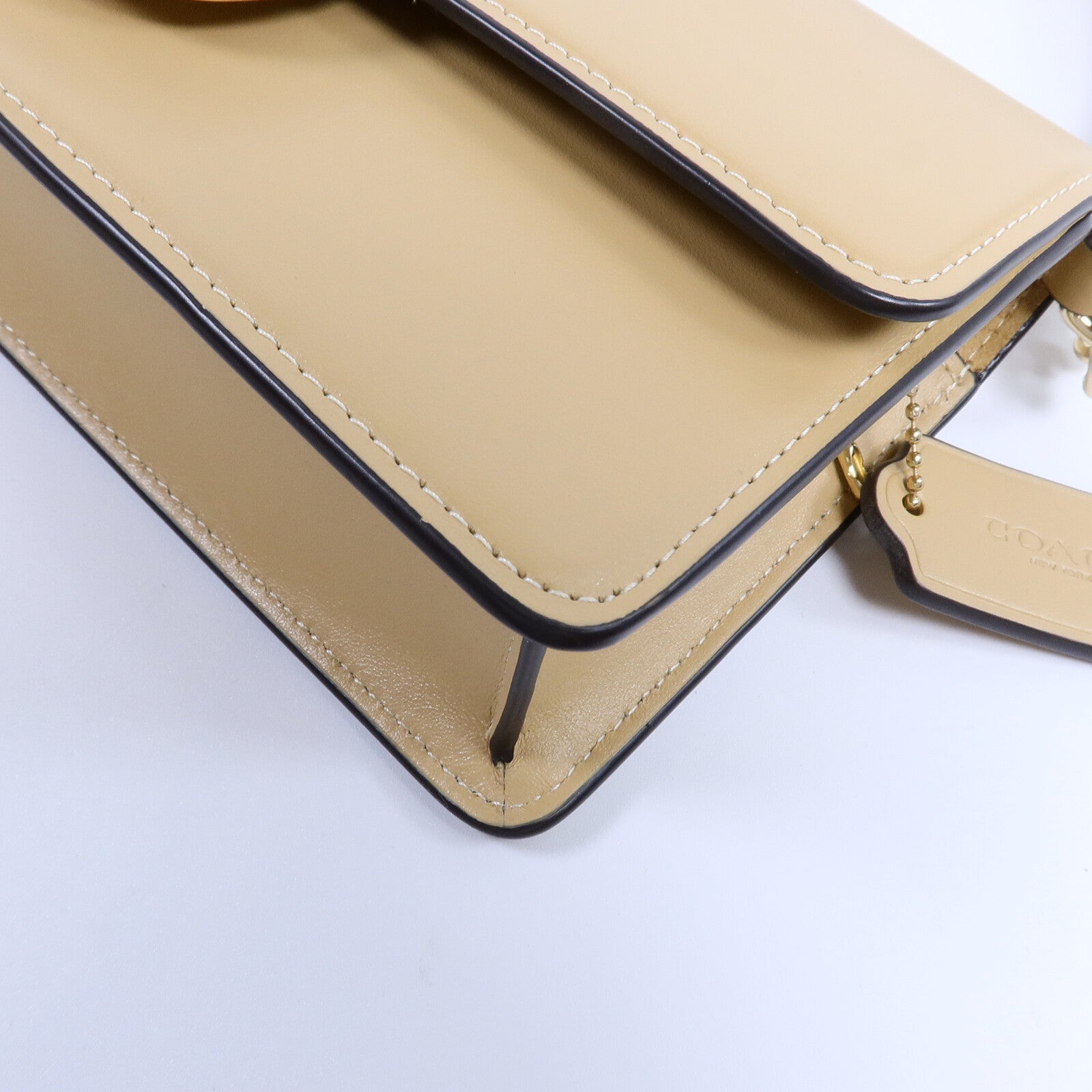 COACH 牛皮皮革Eliza Flap Crossbody手挽肩背兩用袋