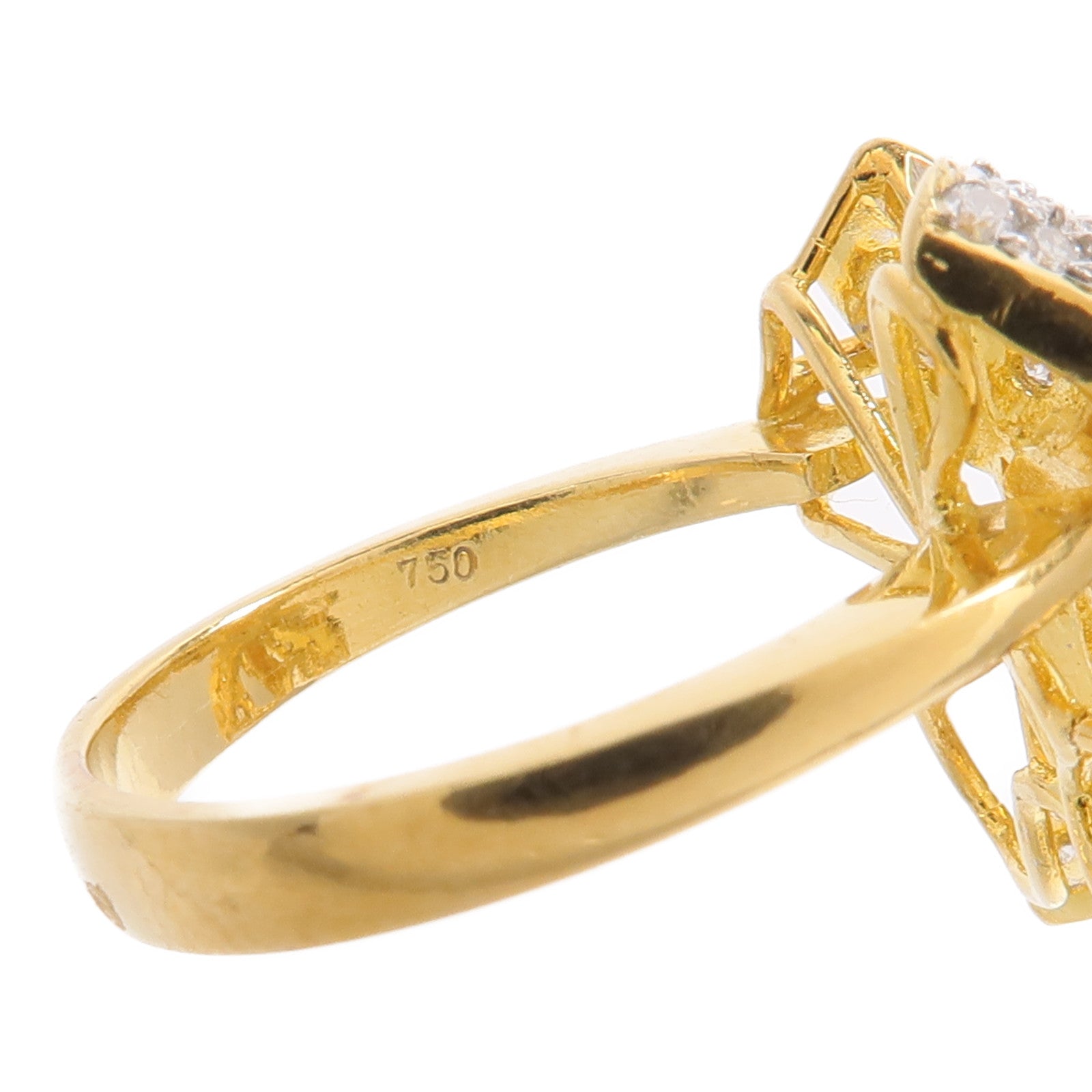 JEWELRY 18K白金/黃金Diamond Pearl Ring鑽石/珍珠戒指