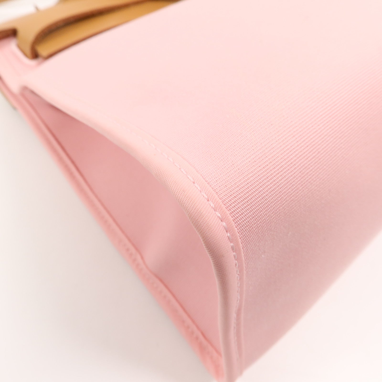 HERMES 帆布Herbag PM手挽肩背兩用袋Rose Sakura
