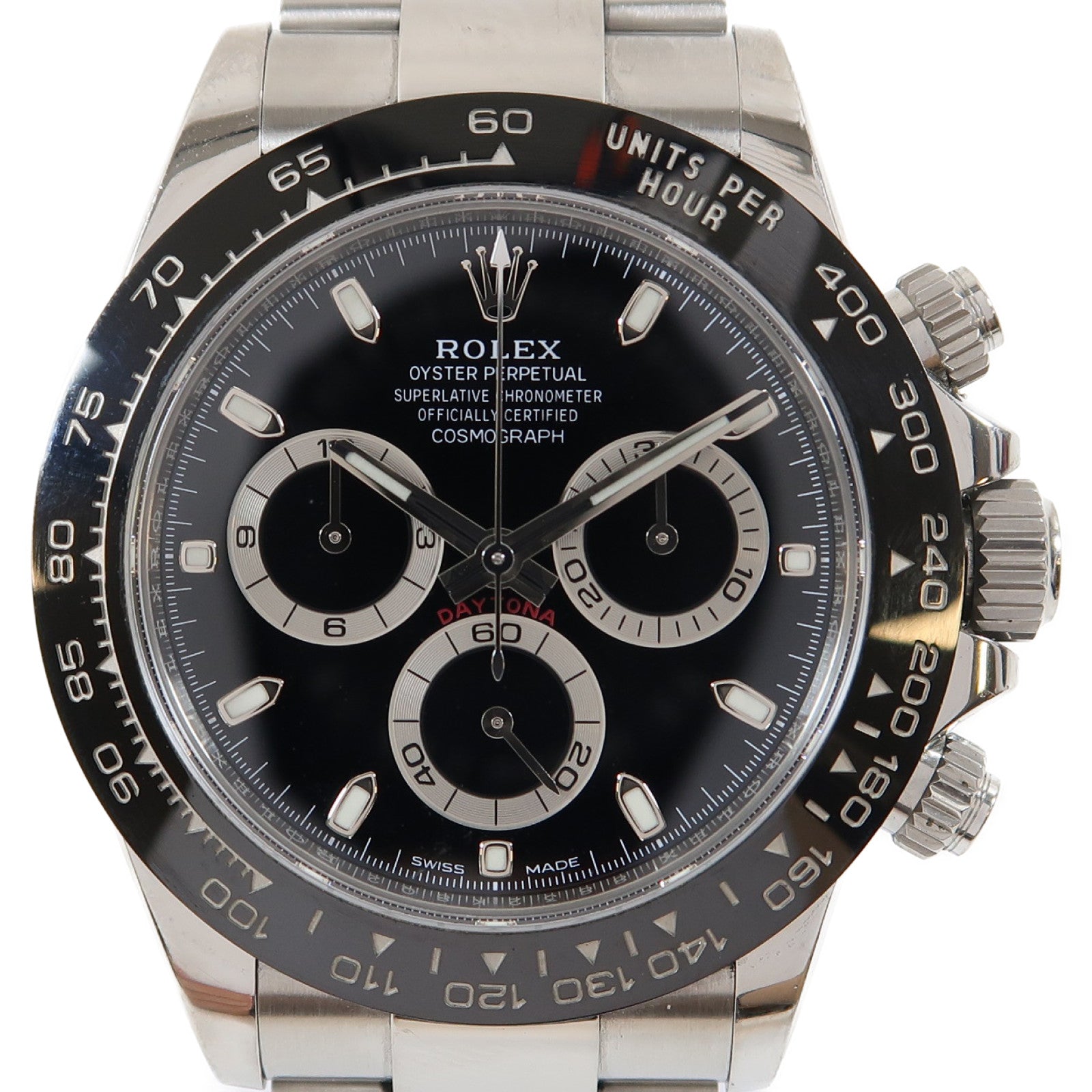 ROLEX Daytona不鏽鋼手錶自動機芯黑色