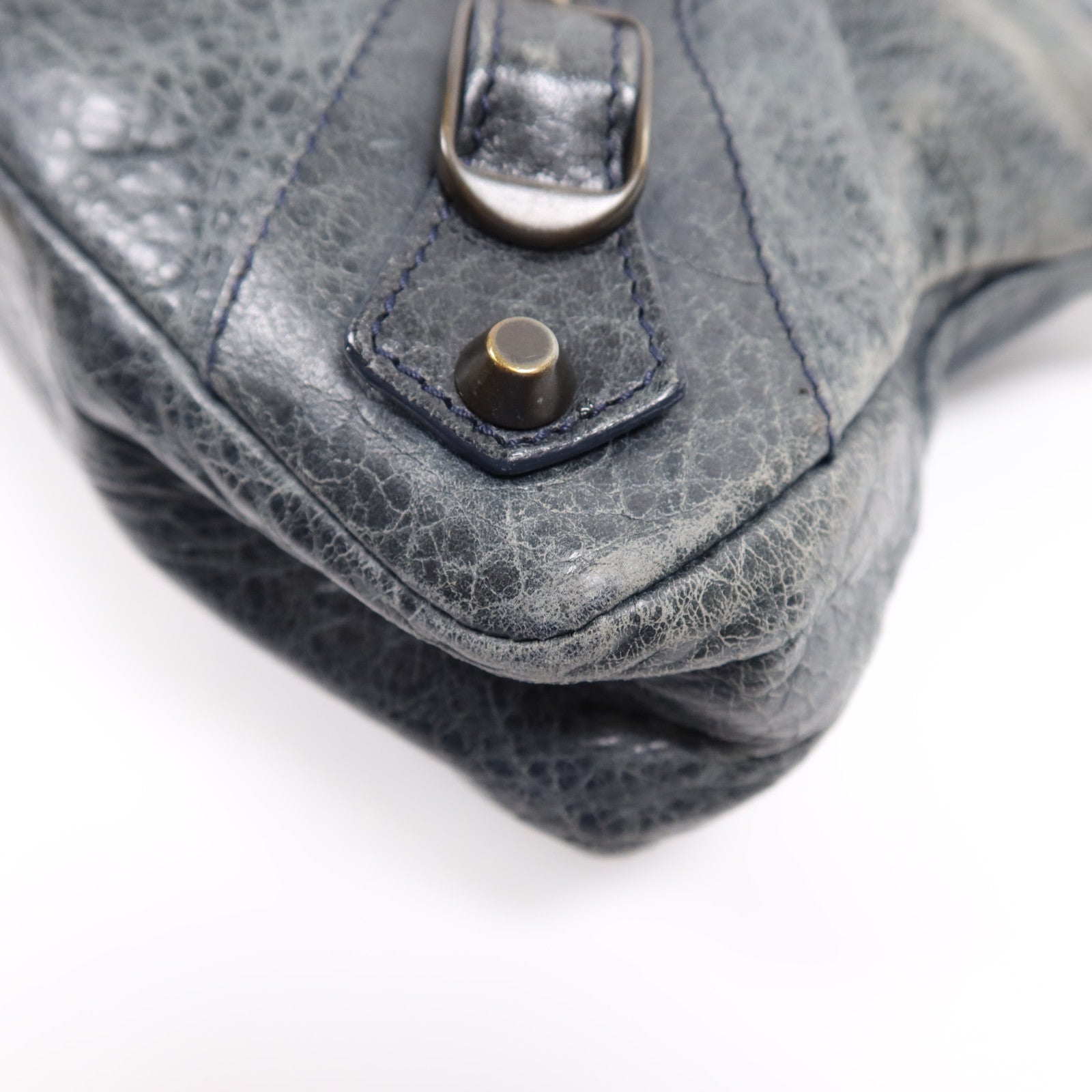 BALENCIAGA 牛皮皮革First金扣手挽肩背兩用袋