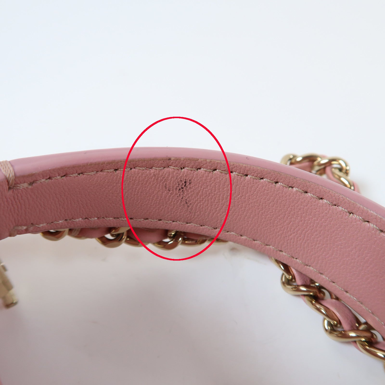 CHANEL 菱格羊皮皮革Mini Flap Bag金扣手挽肩背兩用袋粉紅色