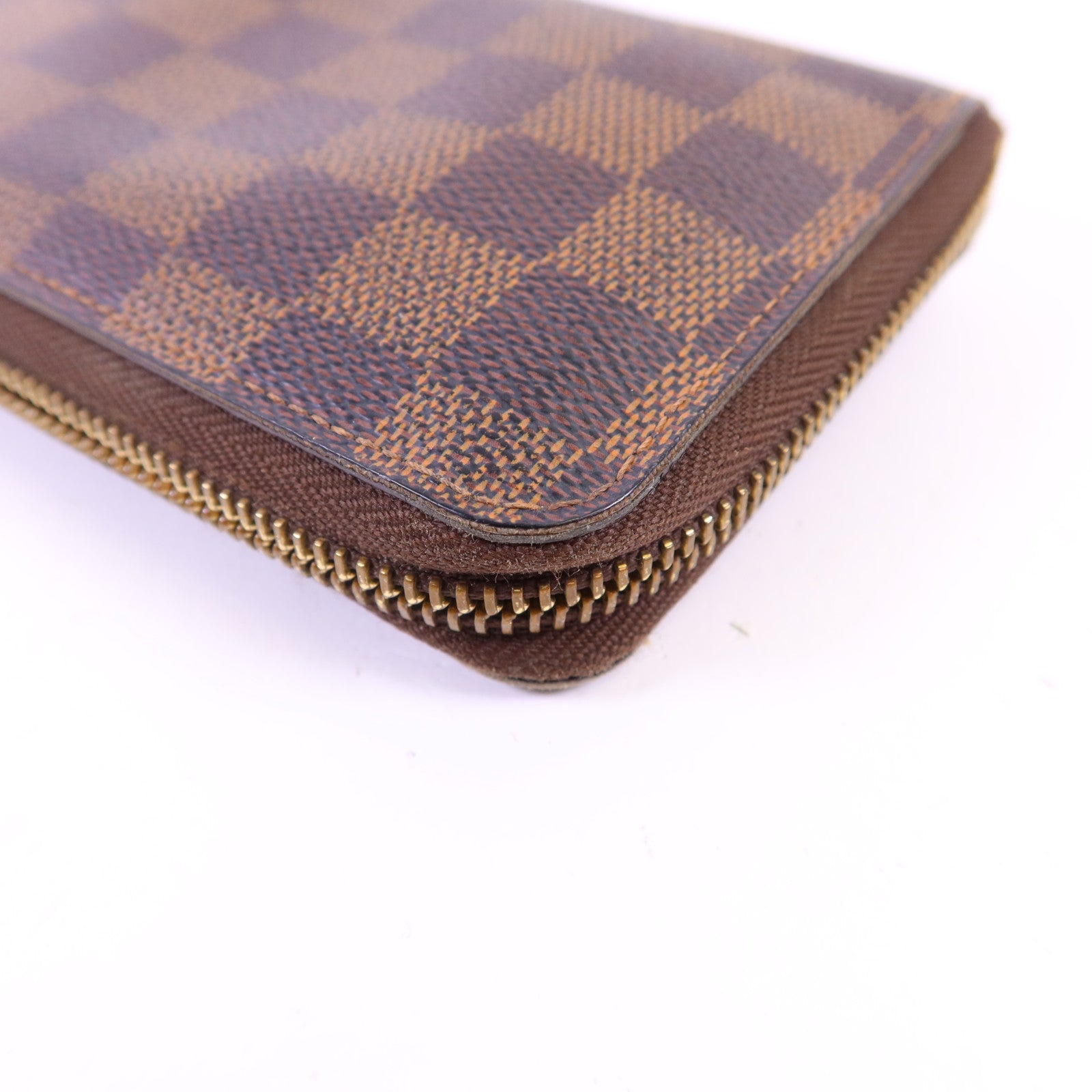 LOUIS VUITTON Damier Zippy Organizer金扣長錢包
