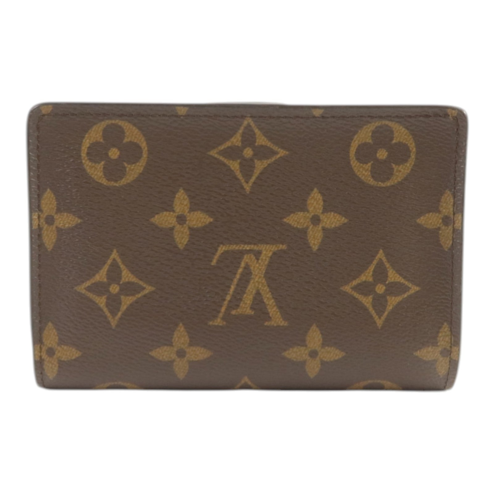 LOUIS VUITTON Monogram Reverse Juliette金扣錢包