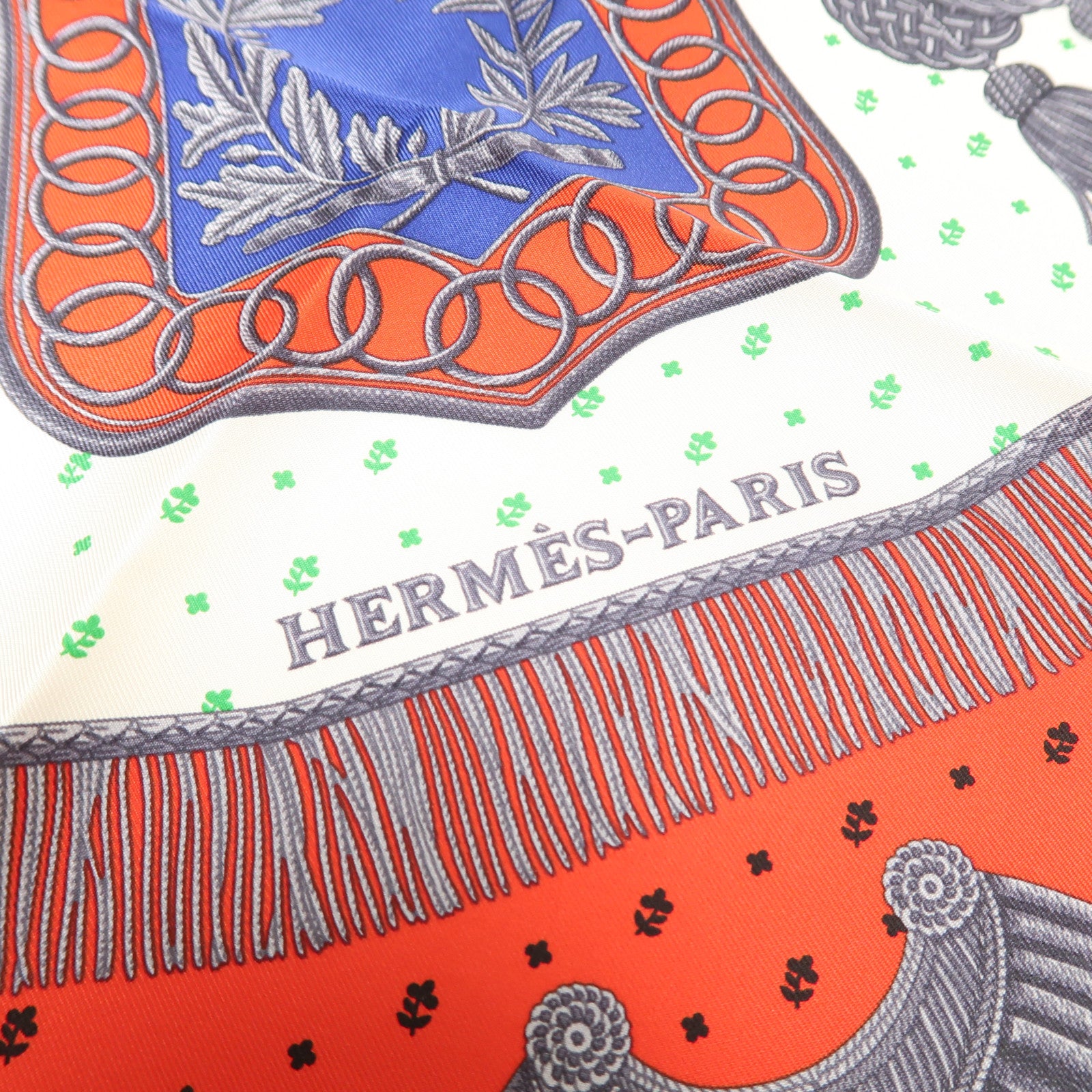 HERMES 【激減優惠】絲質Scarf絲巾紅色