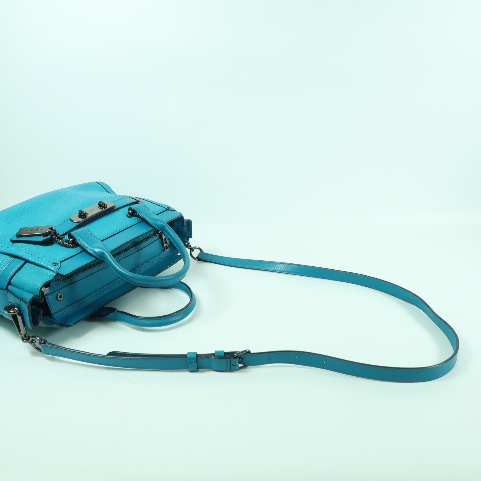 COACH 牛皮皮革Shoulder Bag手挽肩背兩用袋