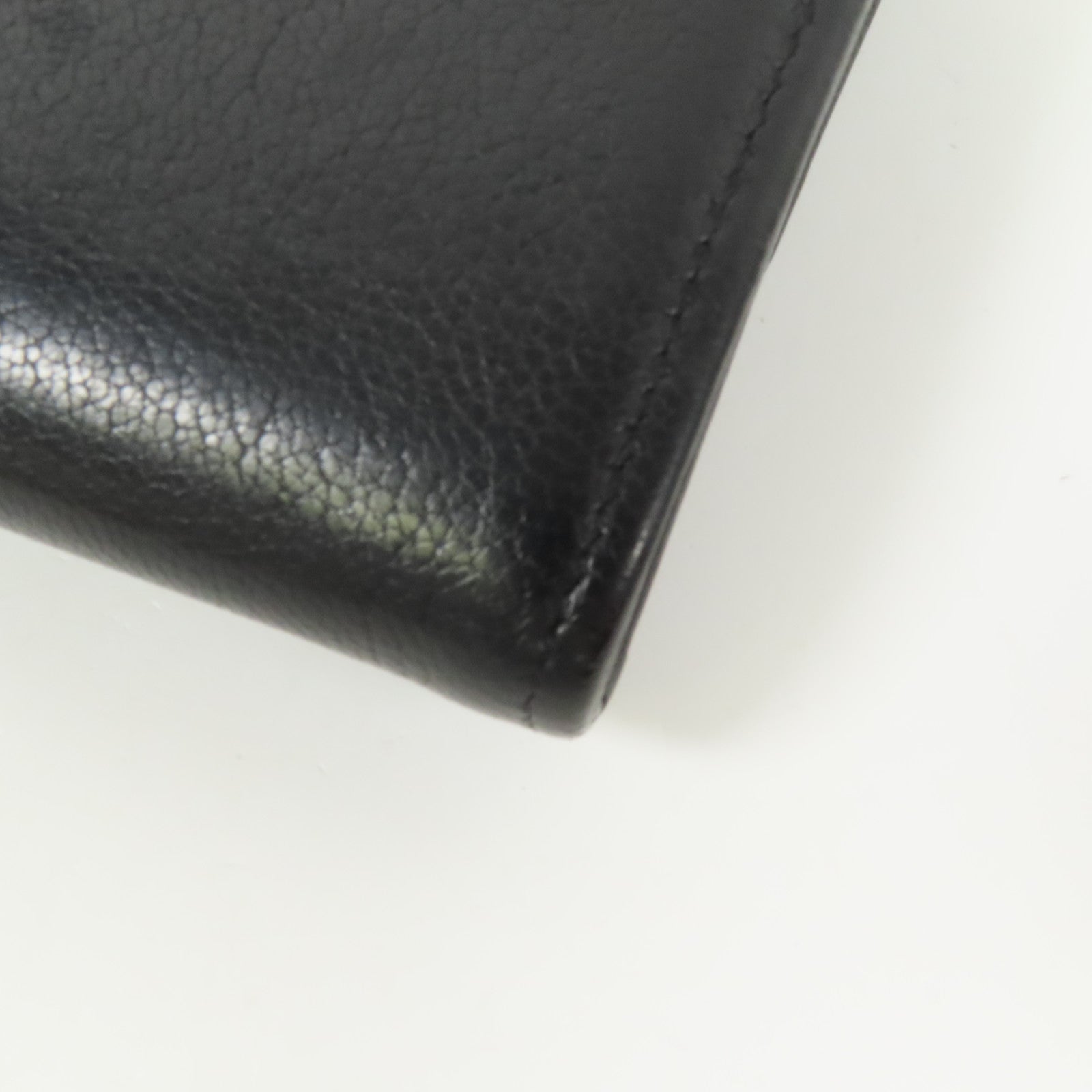 CHANEL 牛皮皮革Long Wallet金扣長錢包