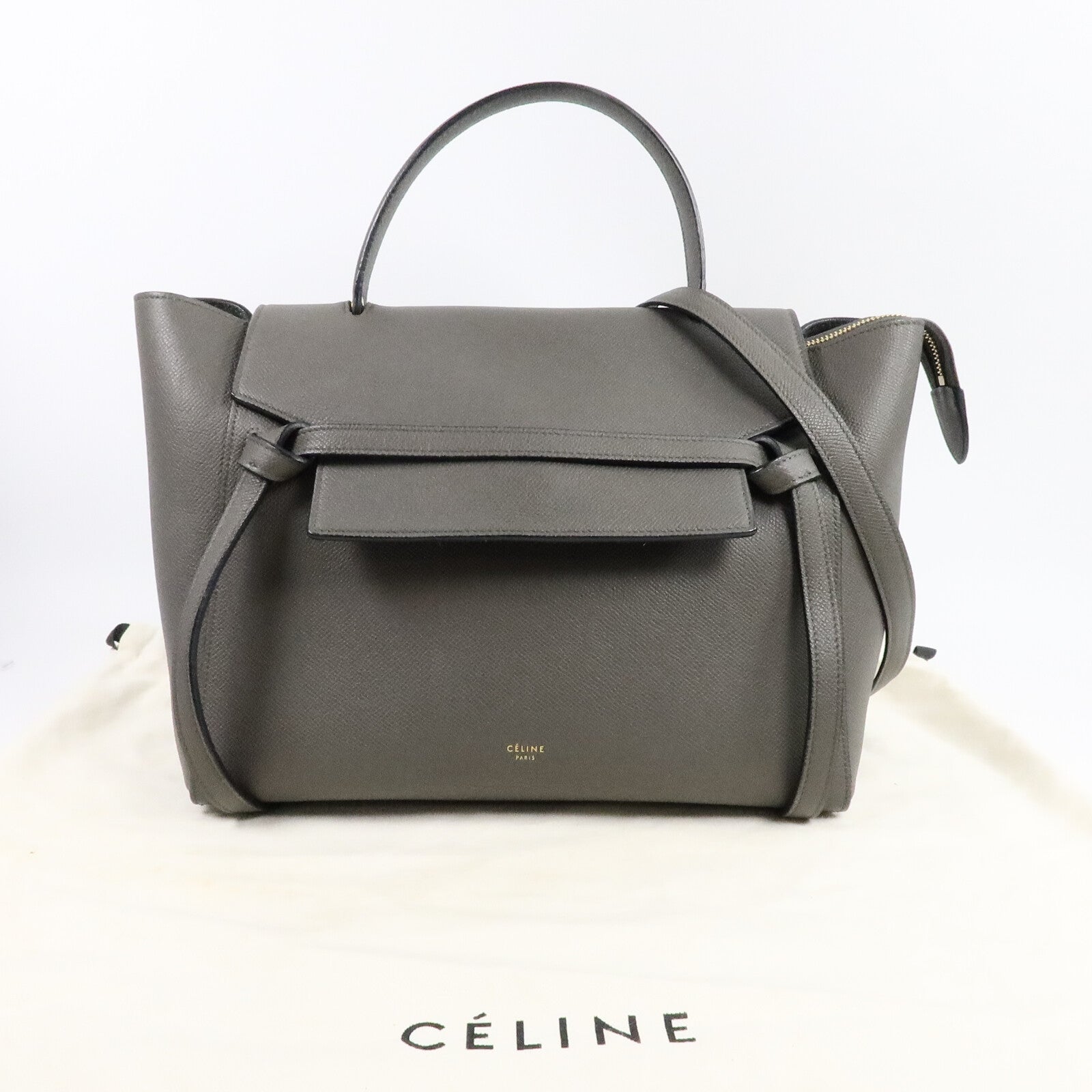 CELINE 牛皮皮革Mini Belt Bag手挽肩背兩用袋