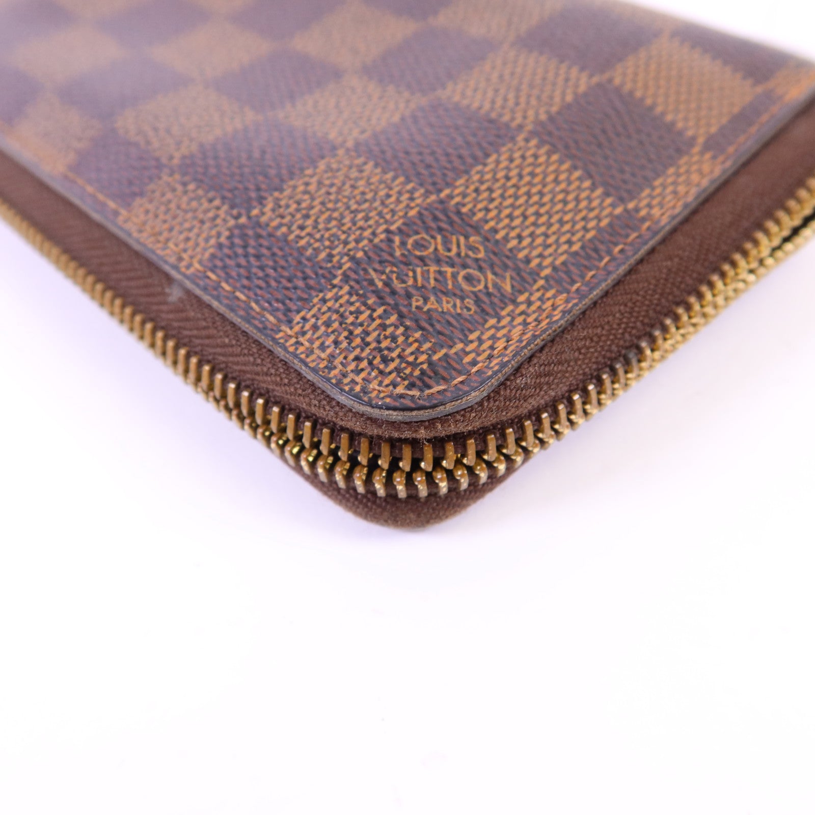 LOUIS VUITTON Damier Zippy Organizer金扣長錢包