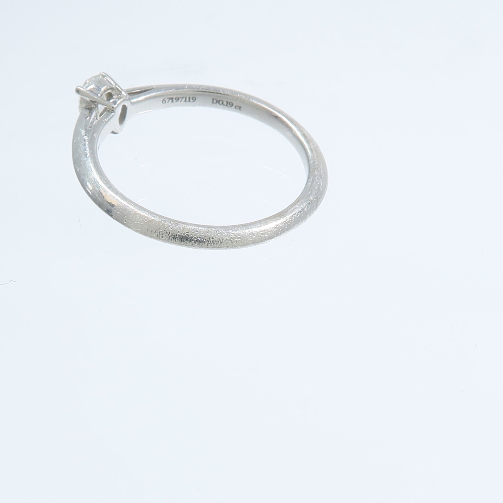 TIFFANY＆CO PT950鉑金Diamond Ring鑽石戒指