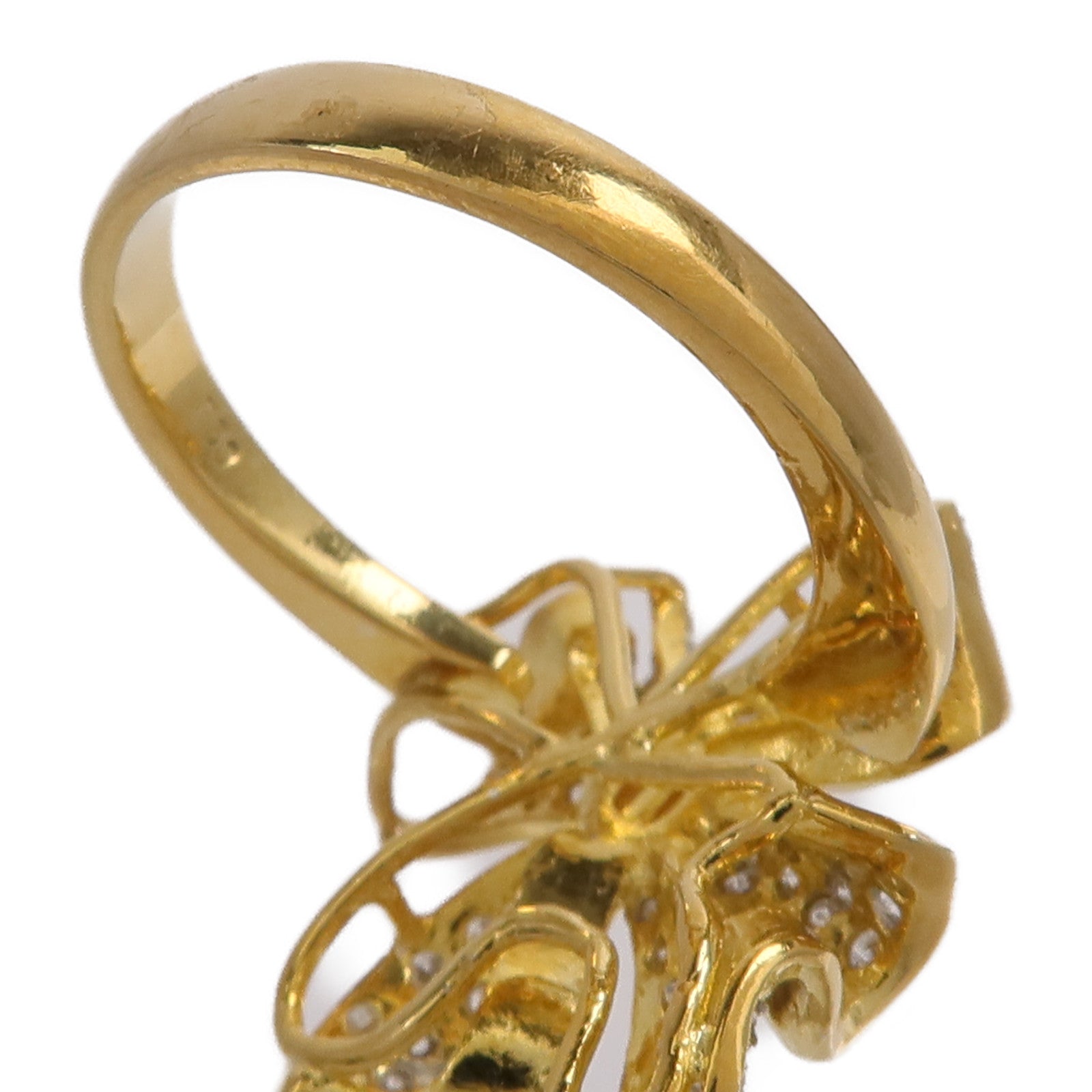 JEWELRY 18K白金/黃金Diamond Pearl Ring鑽石/珍珠戒指