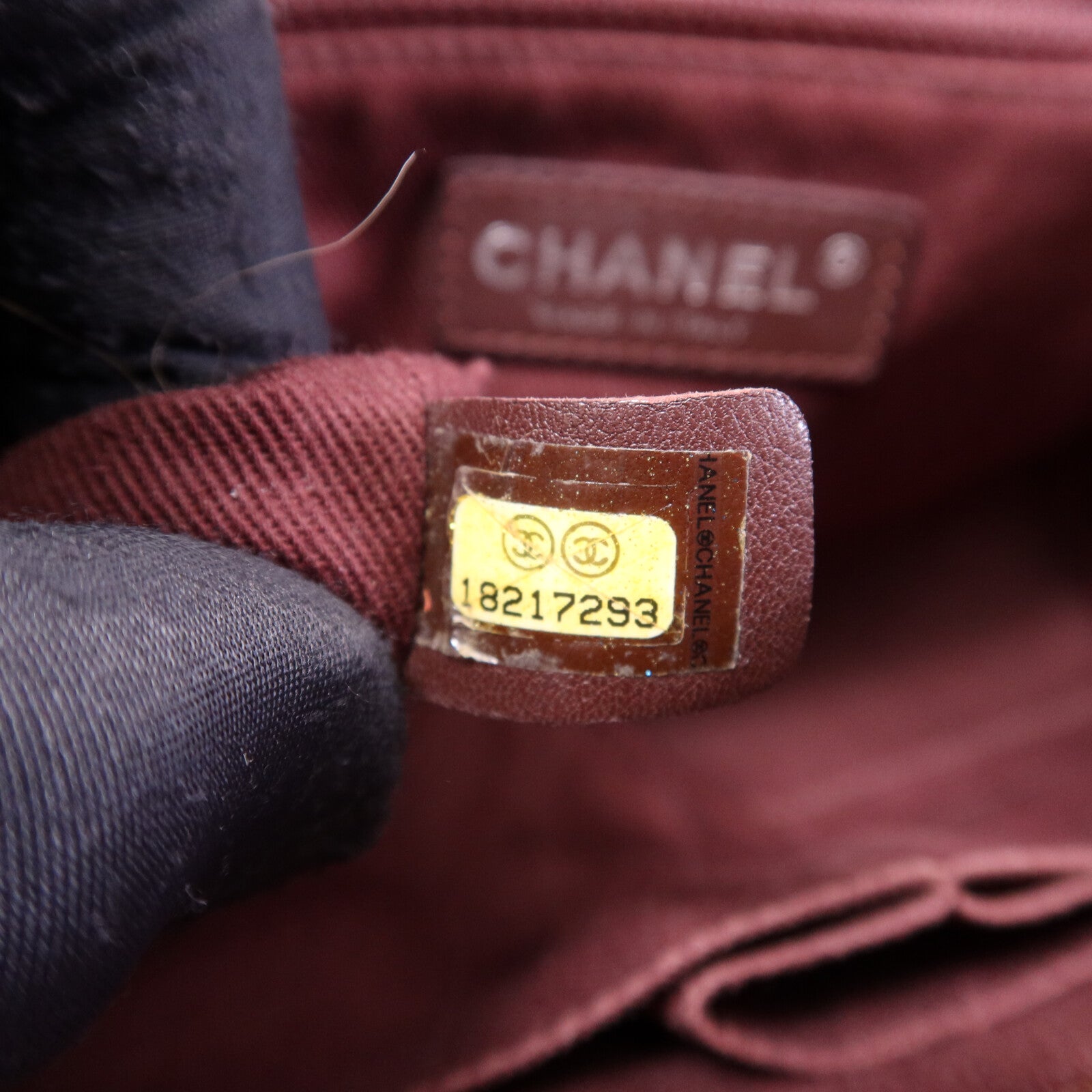 CHANEL 牛皮皮革Chain Shoulder Bag銀扣鏈帶肩背袋