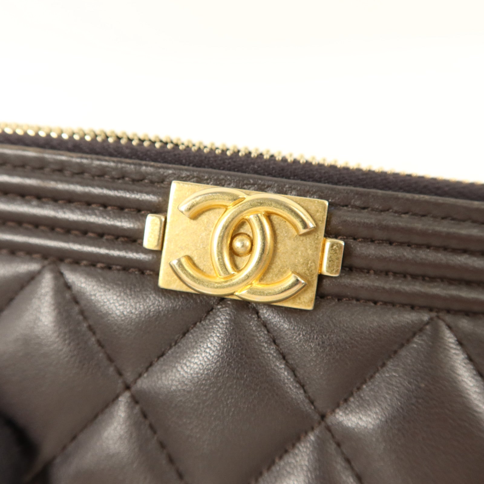 CHANEL 羊皮皮革Chain Shoulder Bag鏈帶肩背袋