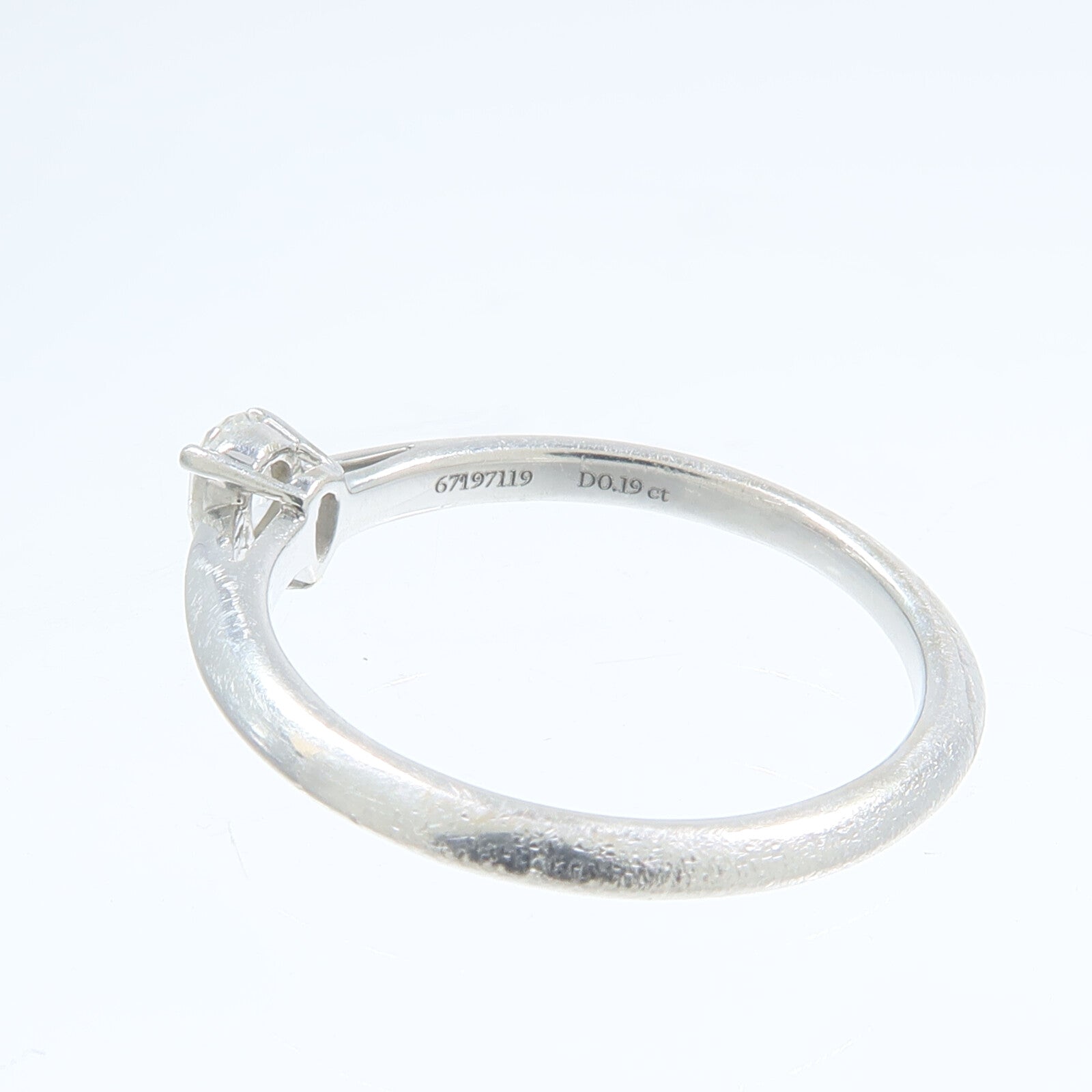 TIFFANY＆CO PT950鉑金Diamond Ring鑽石戒指