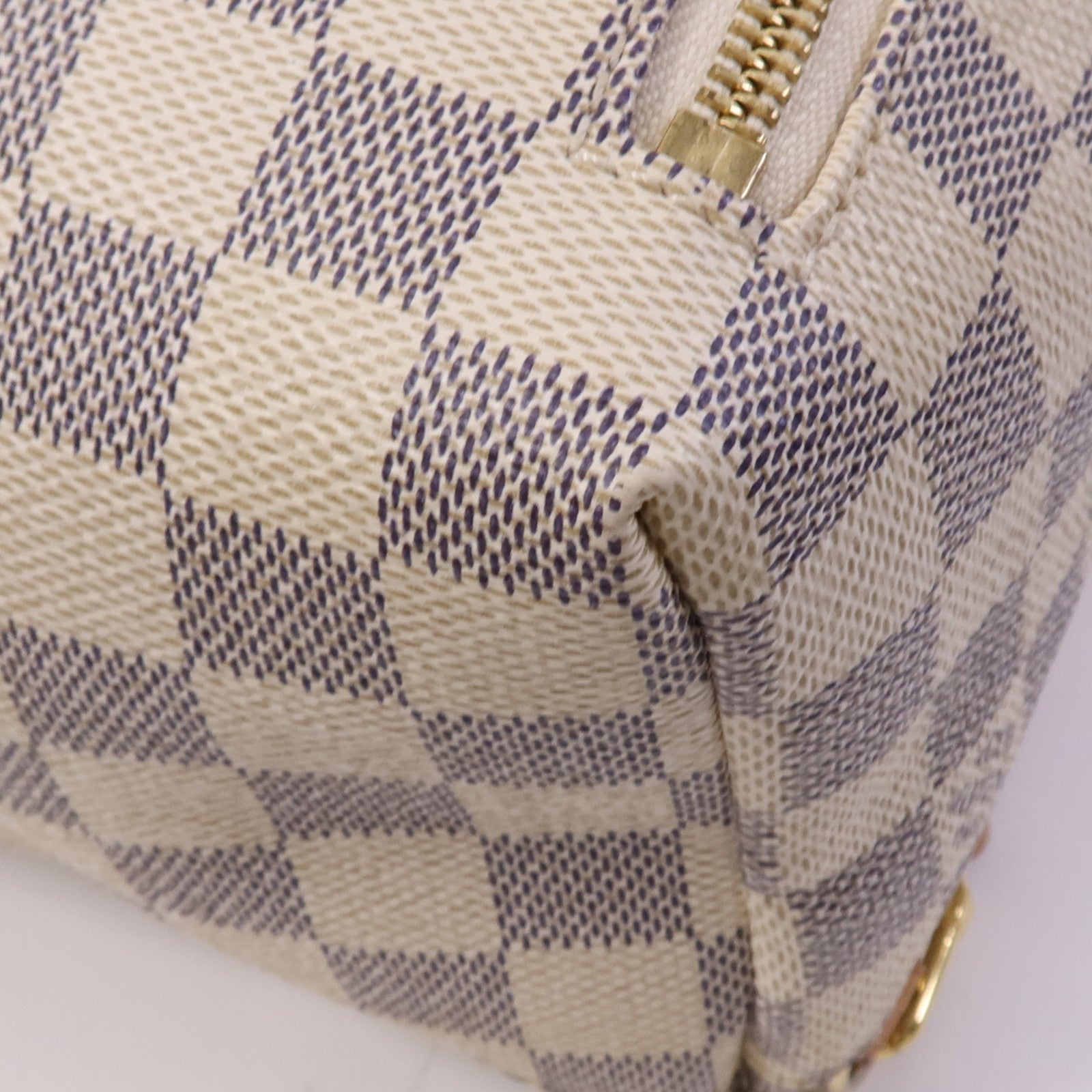 LOUIS VUITTON Damier Azur Sperone BB金扣背包