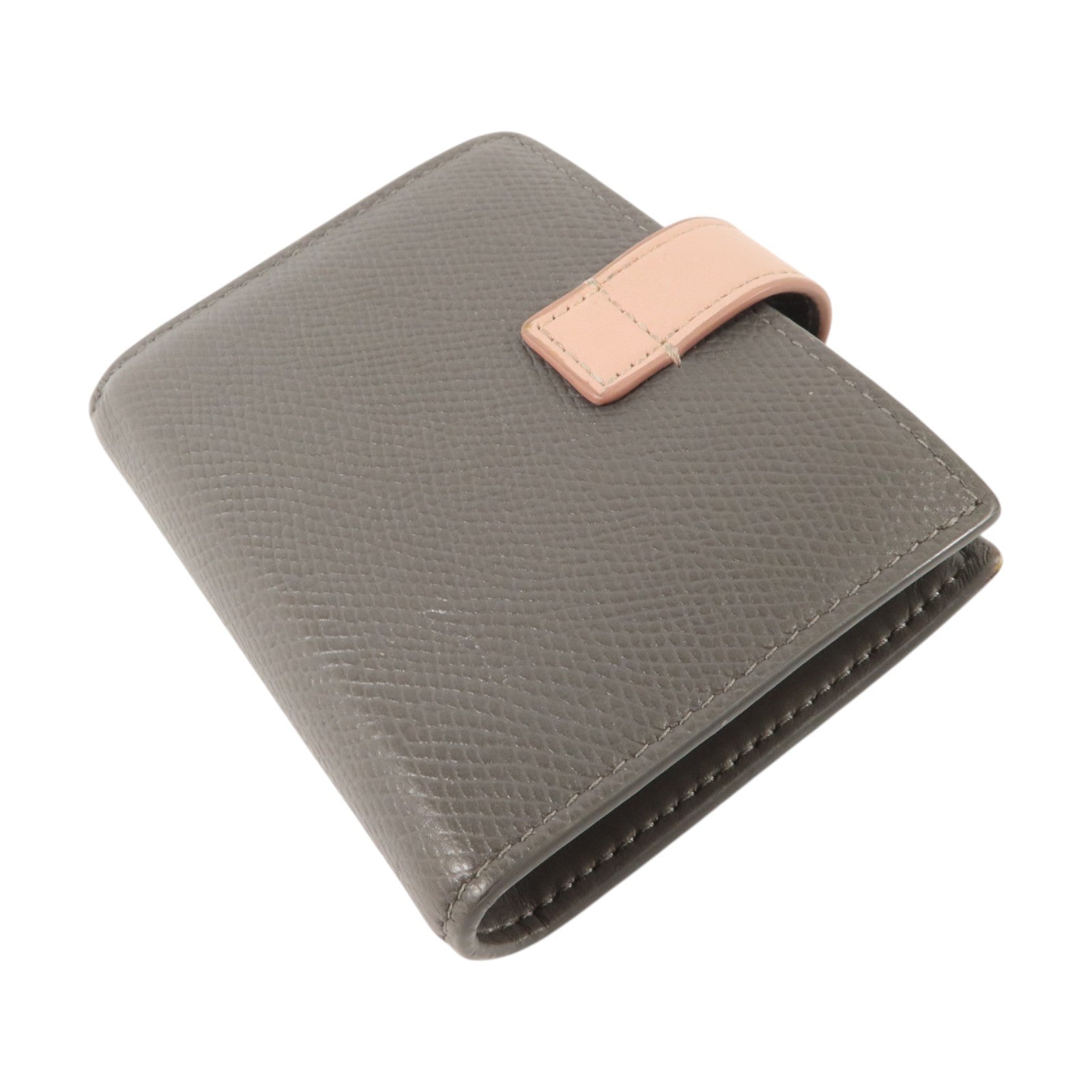 CELINE 牛皮皮革Small Strap Wallet金扣錢包