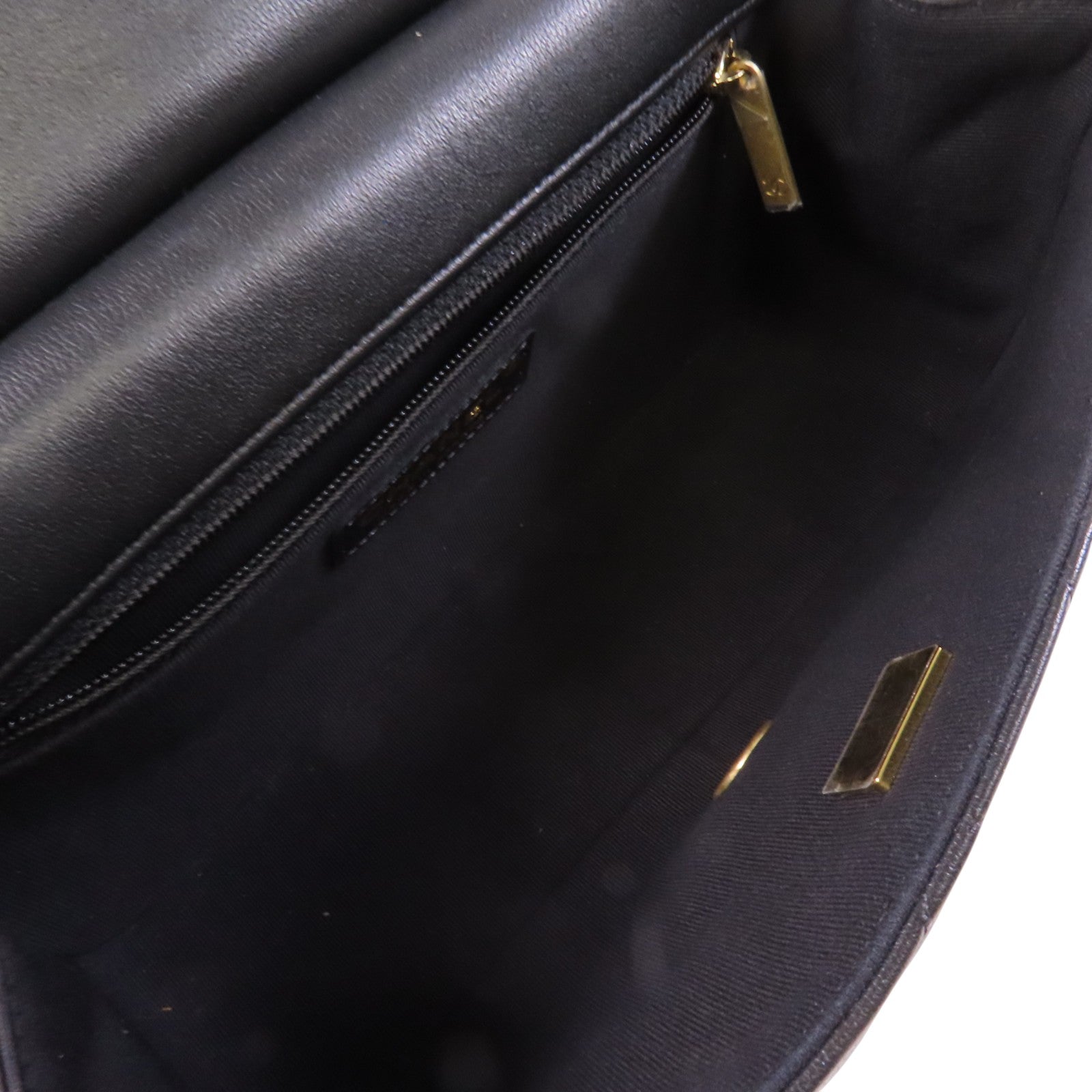 CHANEL 羊皮皮革Lady Handle金扣手挽肩背兩用袋