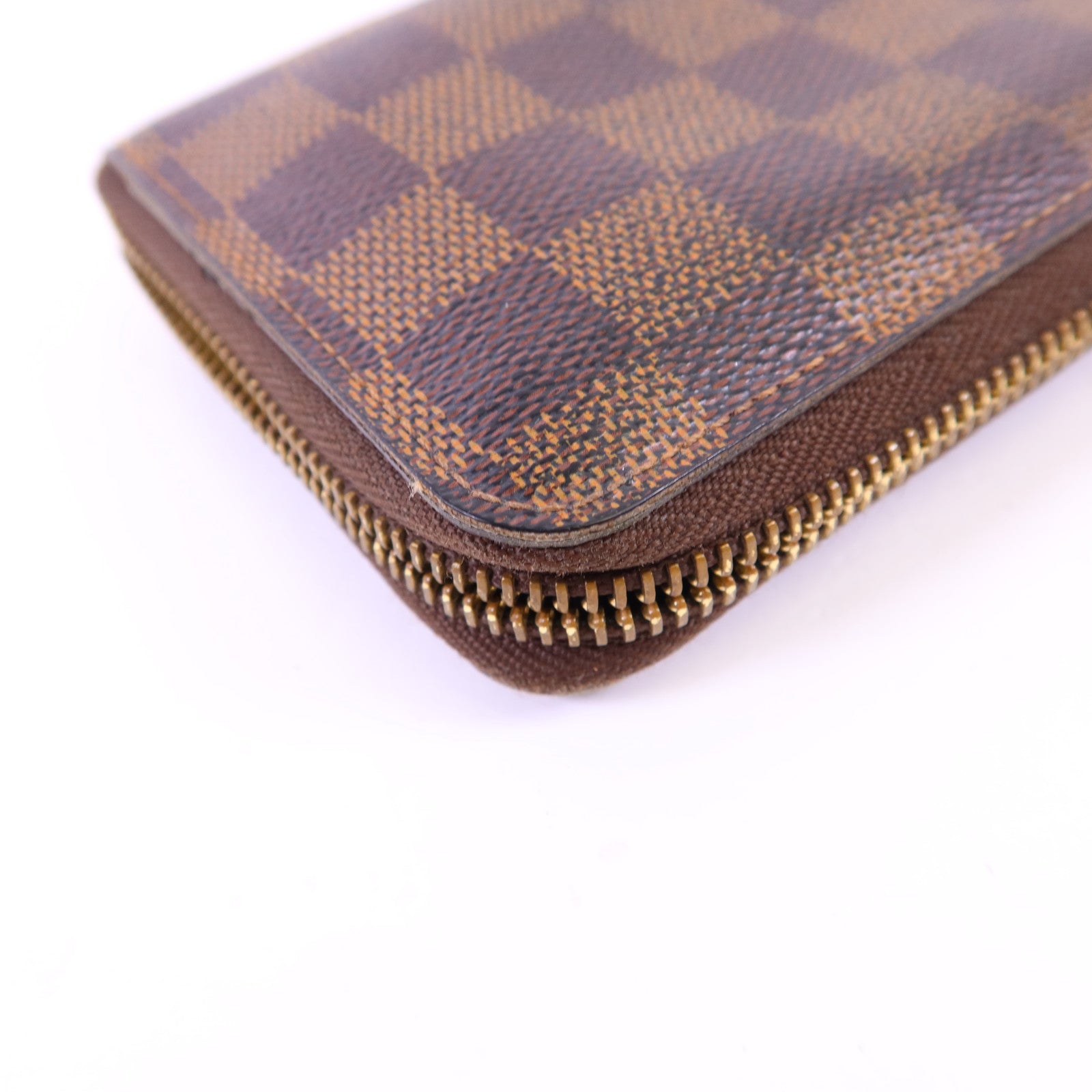 LOUIS VUITTON Damier Zippy Organizer金扣長錢包