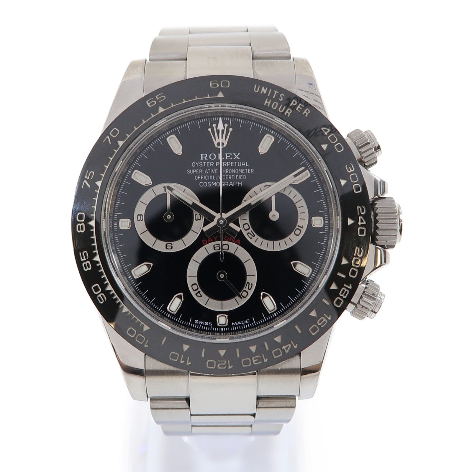 ROLEX Daytona不鏽鋼手錶自動機芯黑色