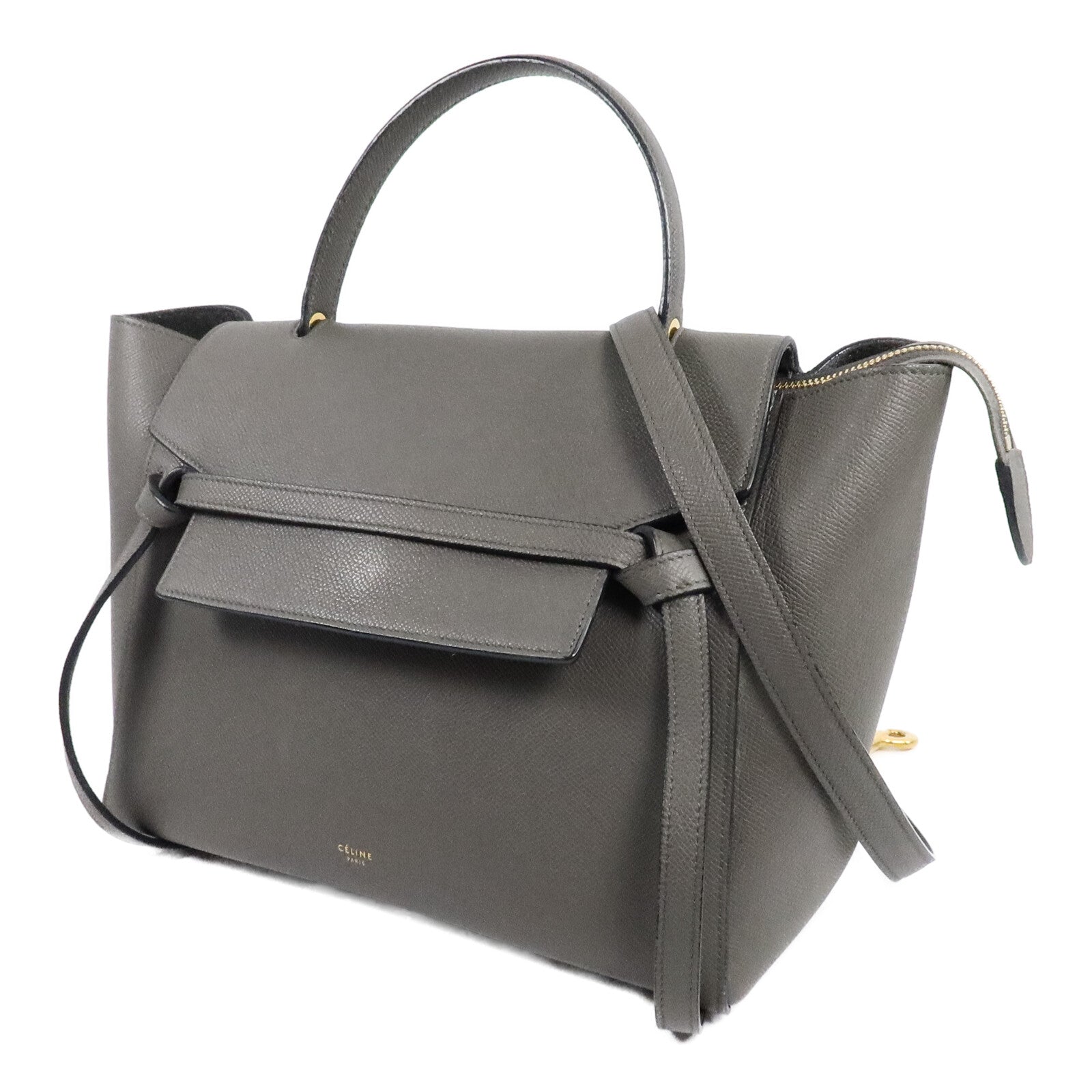 CELINE 牛皮皮革Mini Belt Bag手挽肩背兩用袋