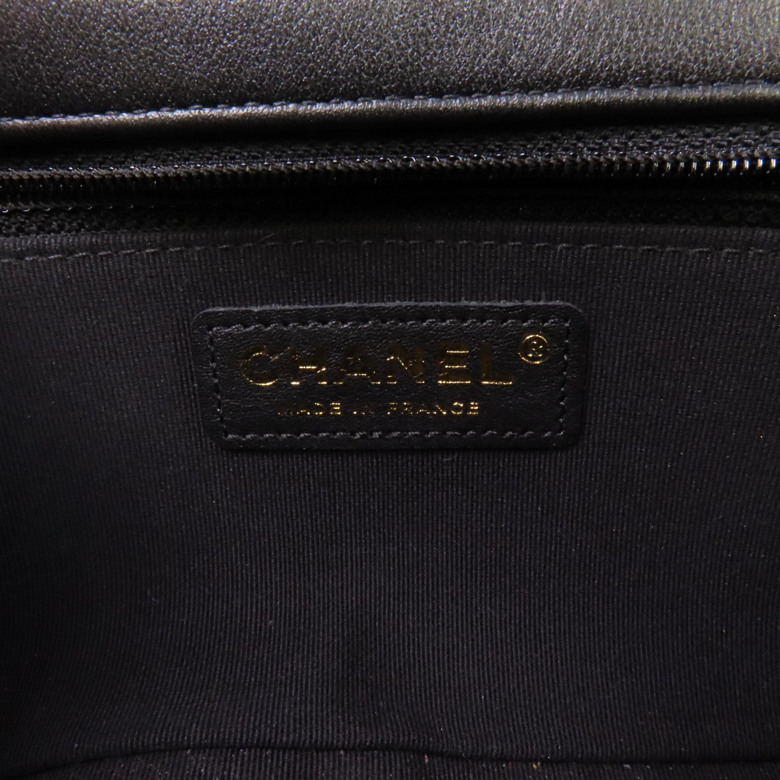 CHANEL 羊皮皮革Lady Handle金扣手挽肩背兩用袋