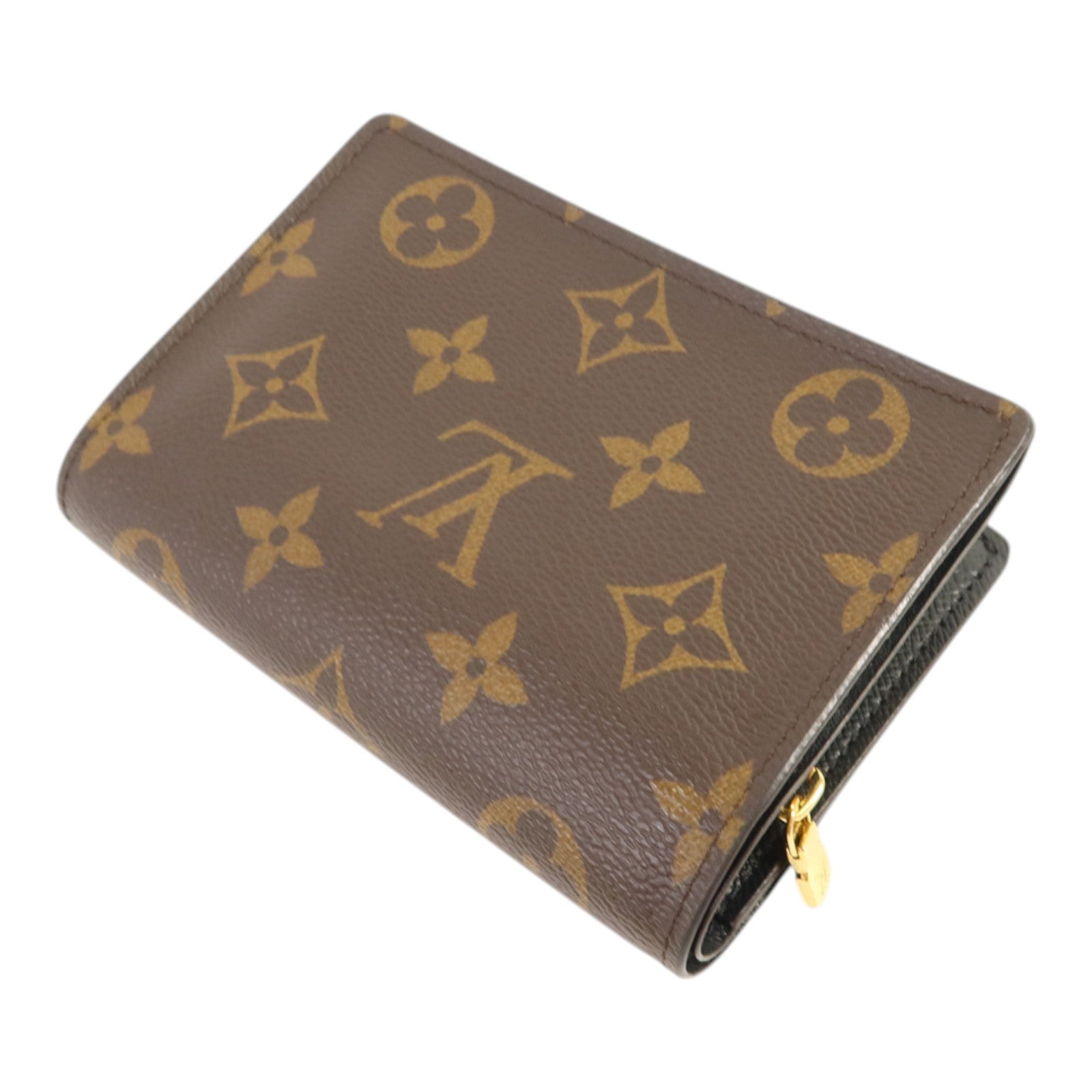 LOUIS VUITTON Monogram Reverse Juliette金扣錢包