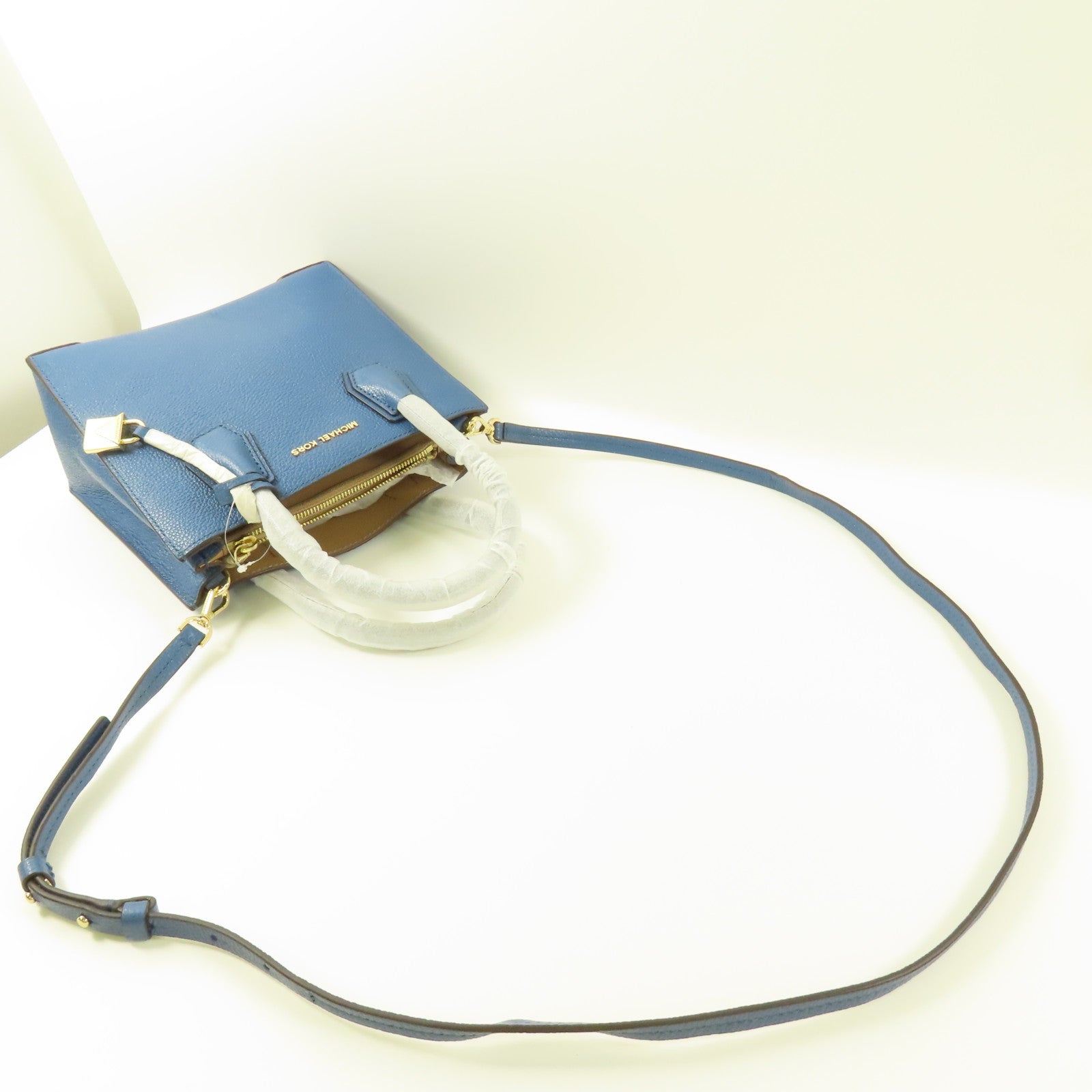 Michael Kors 牛皮皮革2way Shoulder Bag金扣手挽肩背兩用袋