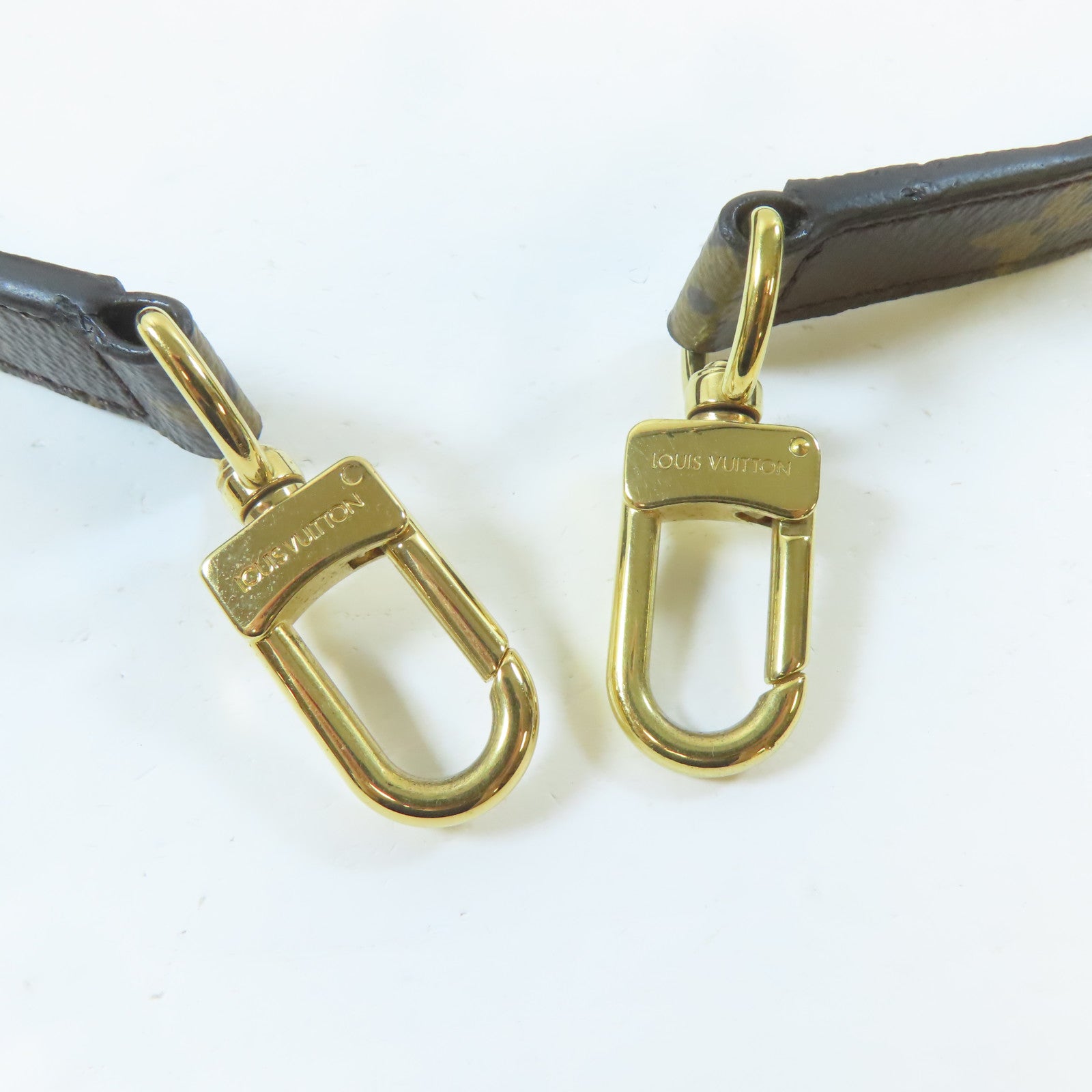LOUIS VUITTON Monogram Pallas MM金扣手挽肩背兩用袋啡色/紅色