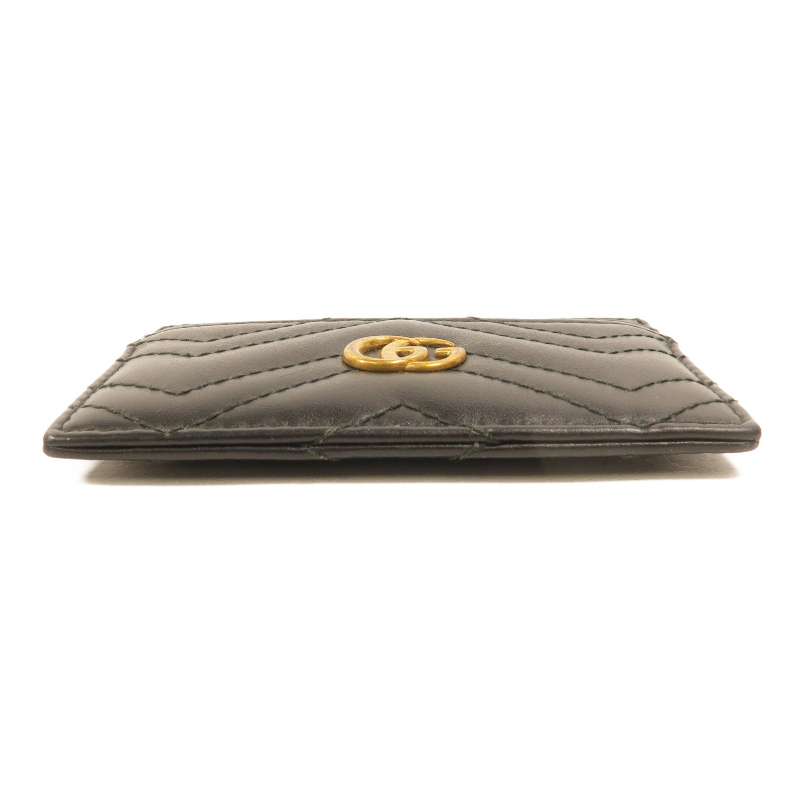 GUCCI 牛皮皮革GG Marmont Card Case卡片套