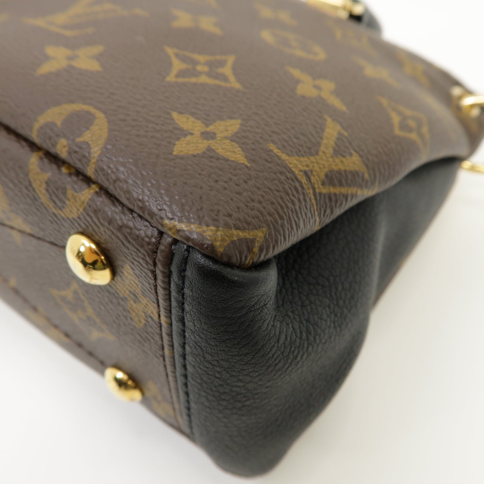 LOUIS VUITTON 【激減優惠】Monogram Pallas BB 2 Way Shoulder金扣手挽肩背兩用袋啡色