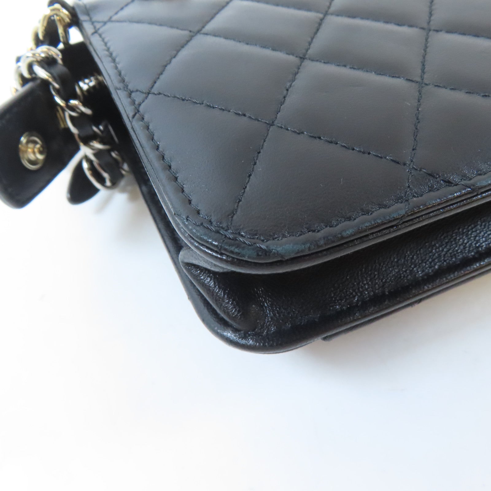CHANEL 【激減優惠】菱格羊皮皮革Waist Bag腰包黑色