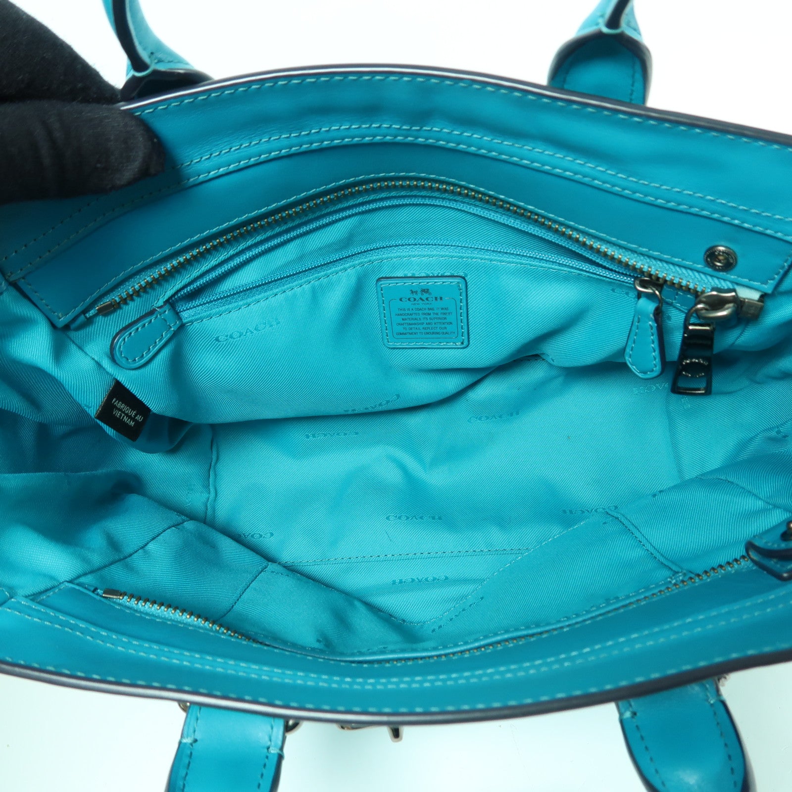 COACH 牛皮皮革Shoulder Bag手挽肩背兩用袋