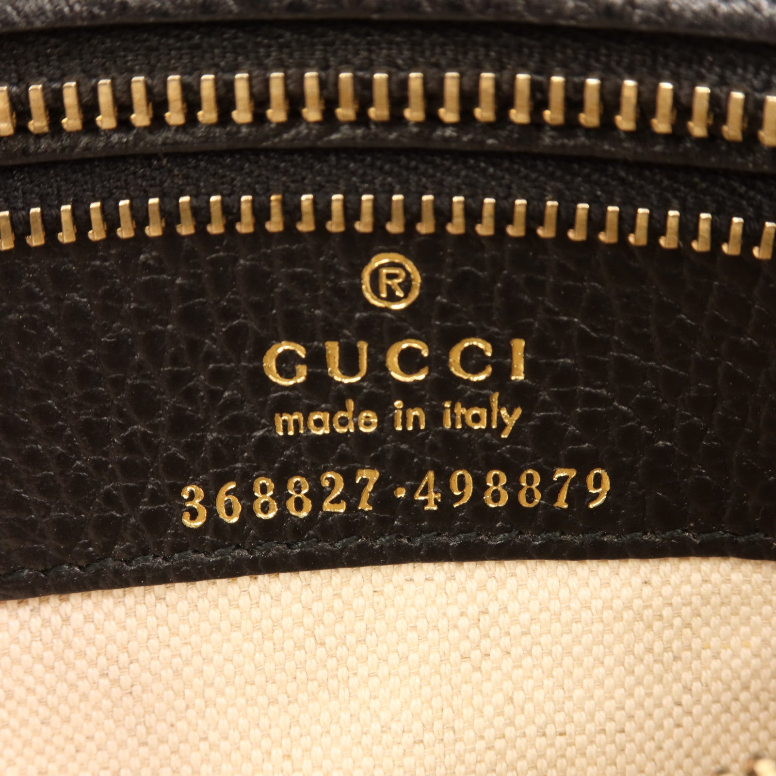 GUCCI 牛皮皮革2 Way Shoulder金扣手挽肩背兩用袋