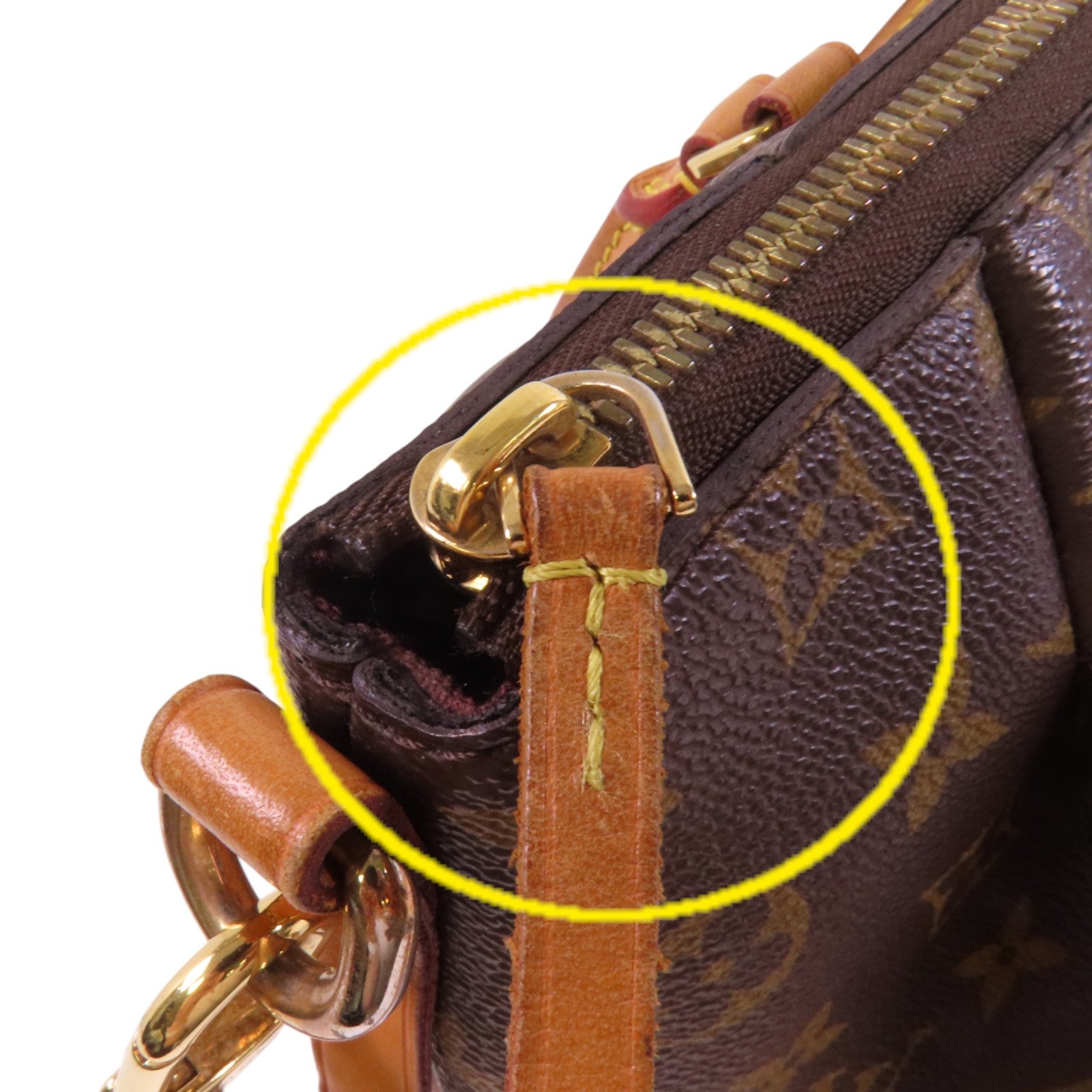 LOUIS VUITTON LV Turenne PM Handbag Shoulder Bag M48813 Monogram Brown