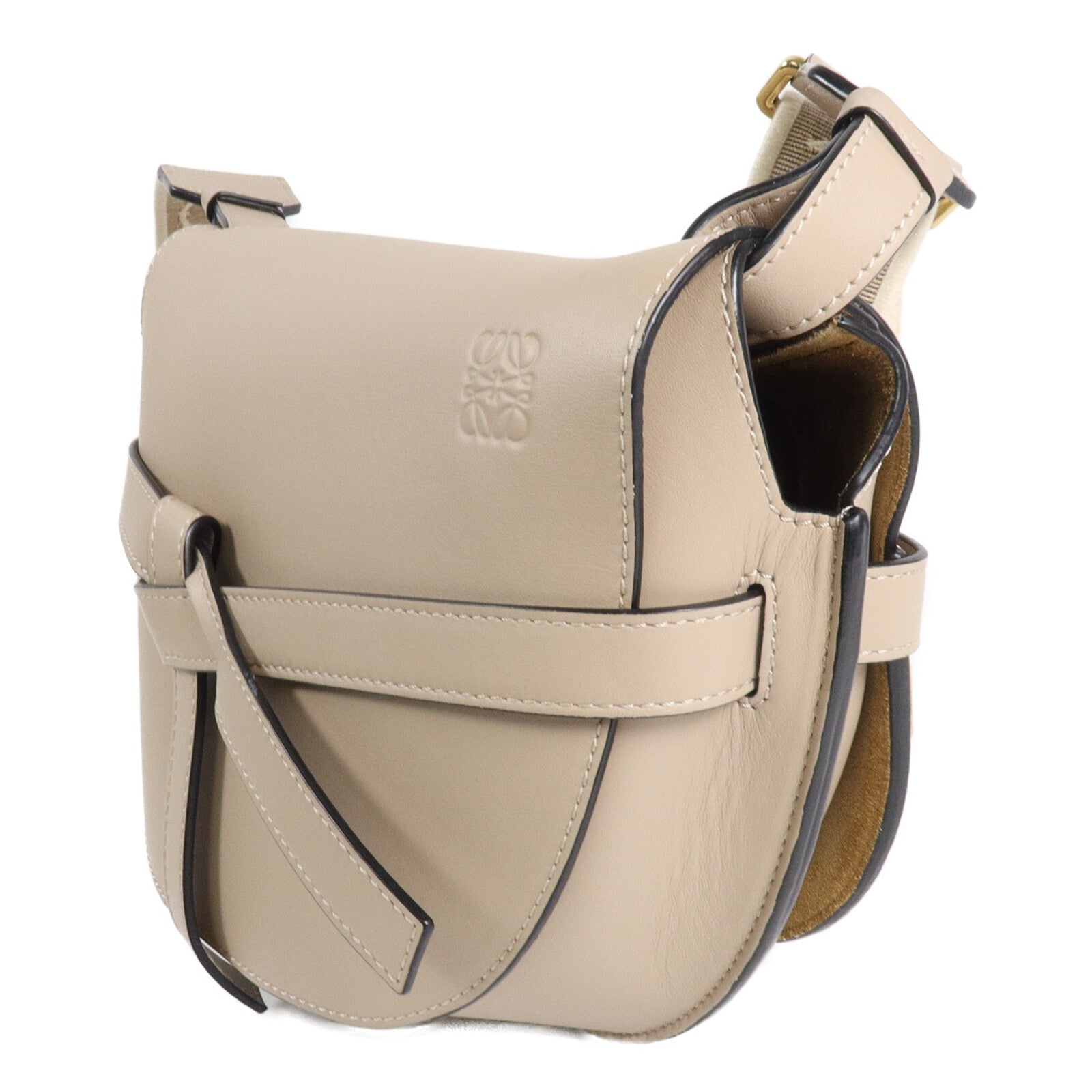 LOEWE 牛皮皮革Gate Small肩背袋